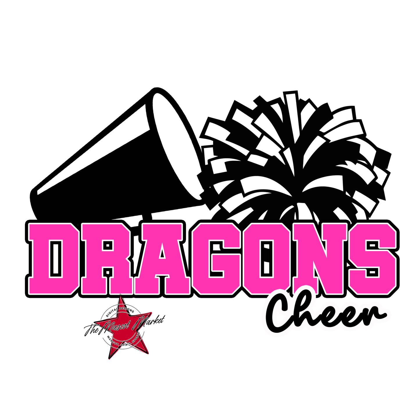 Dragons Varsity Cheer-Pink