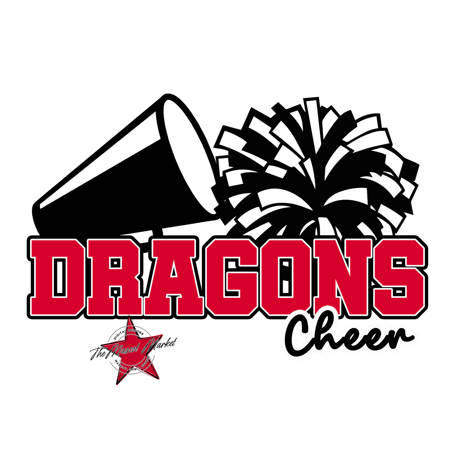Dragons Varsity Cheer-Red