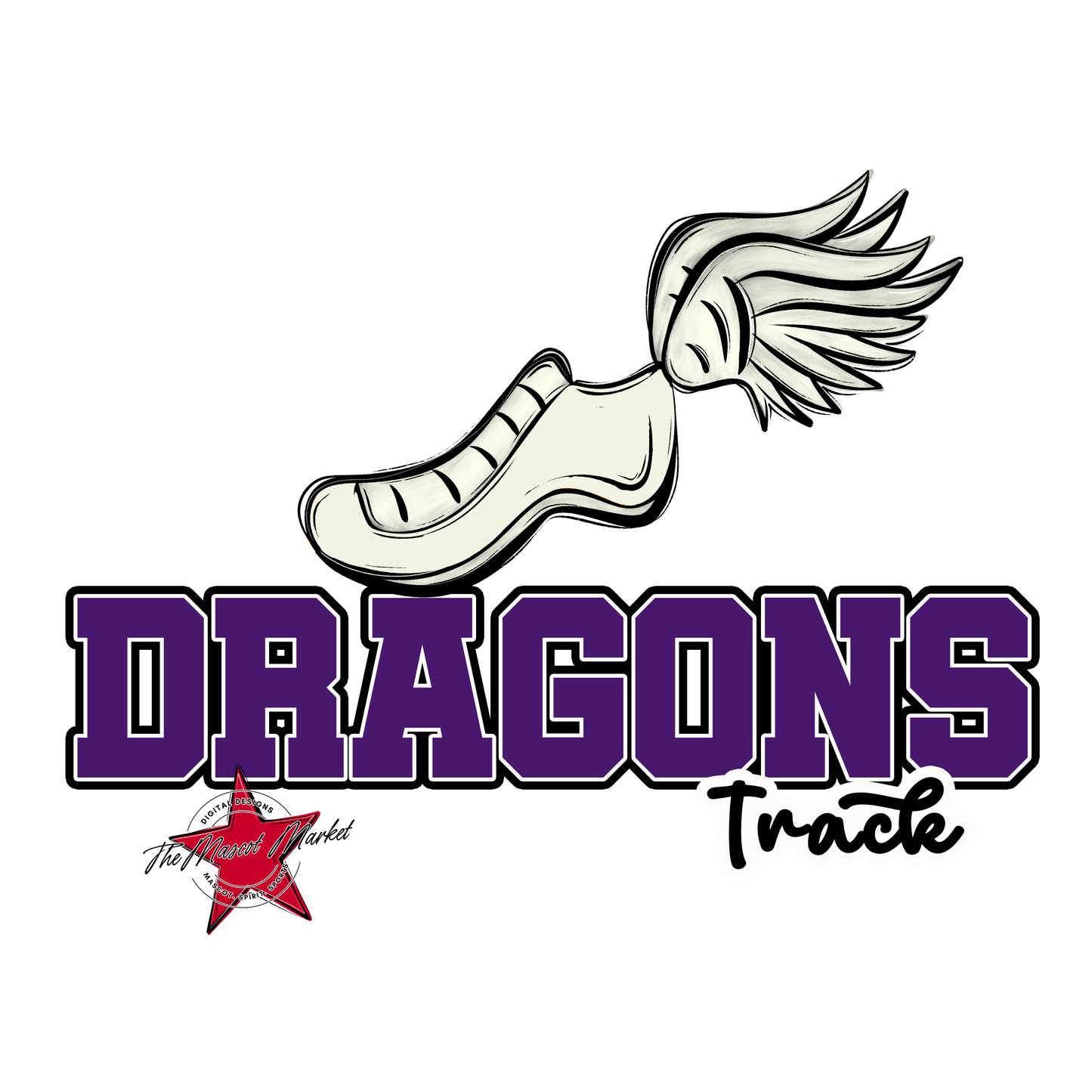 Dragons Varsity Track-Purple
