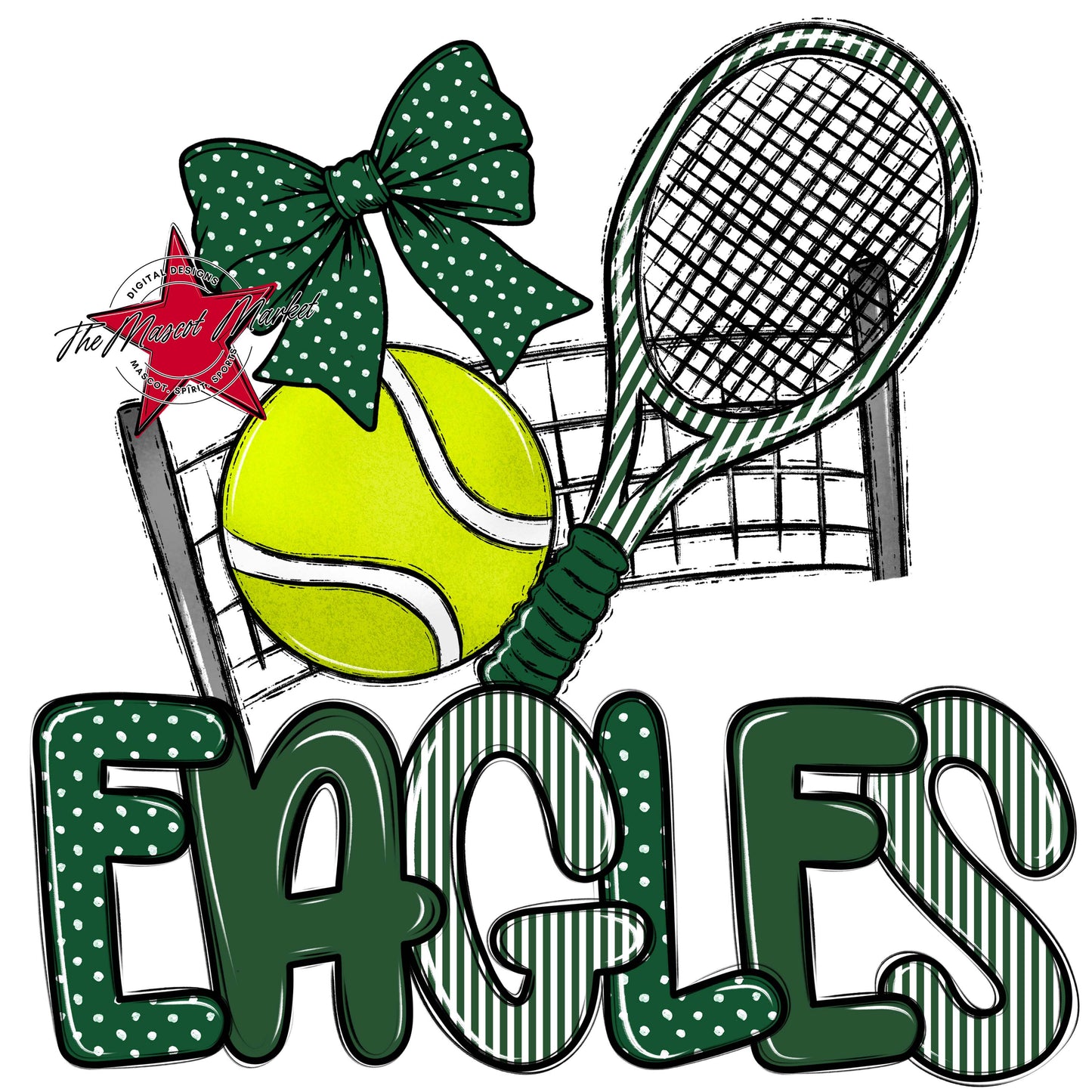 Eagles Tennis Spirit Design-Green