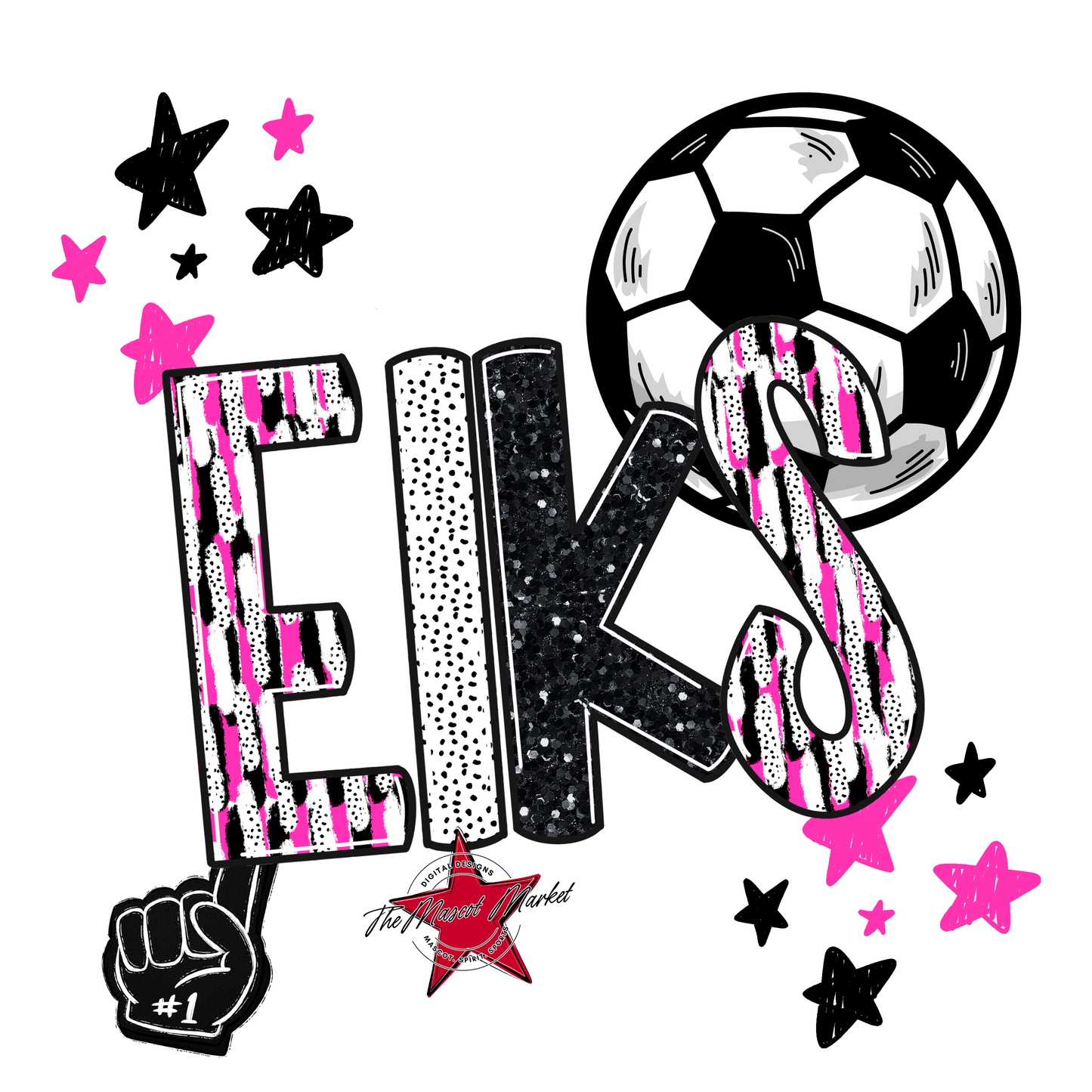 Elks Soccer Scrape-Pink