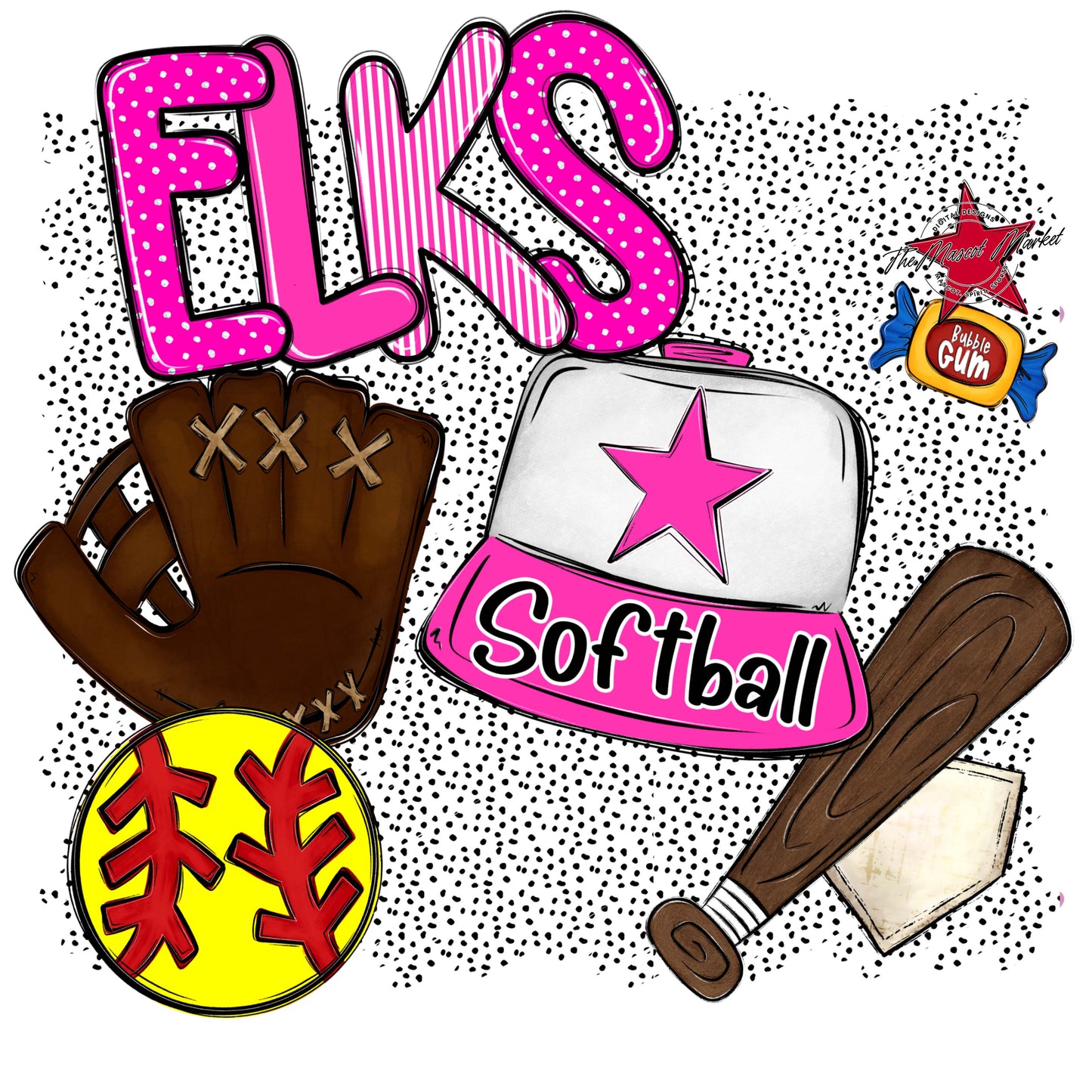 Elks Softball Spirit-Pink