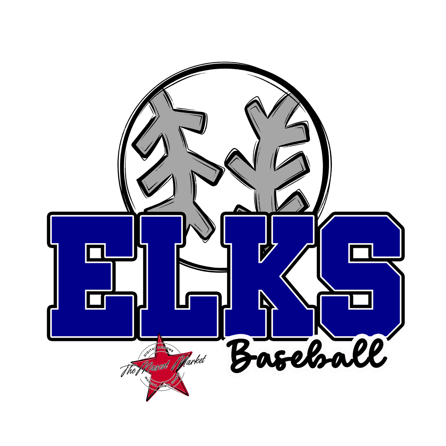 Elks Varsity Baseball-Blue