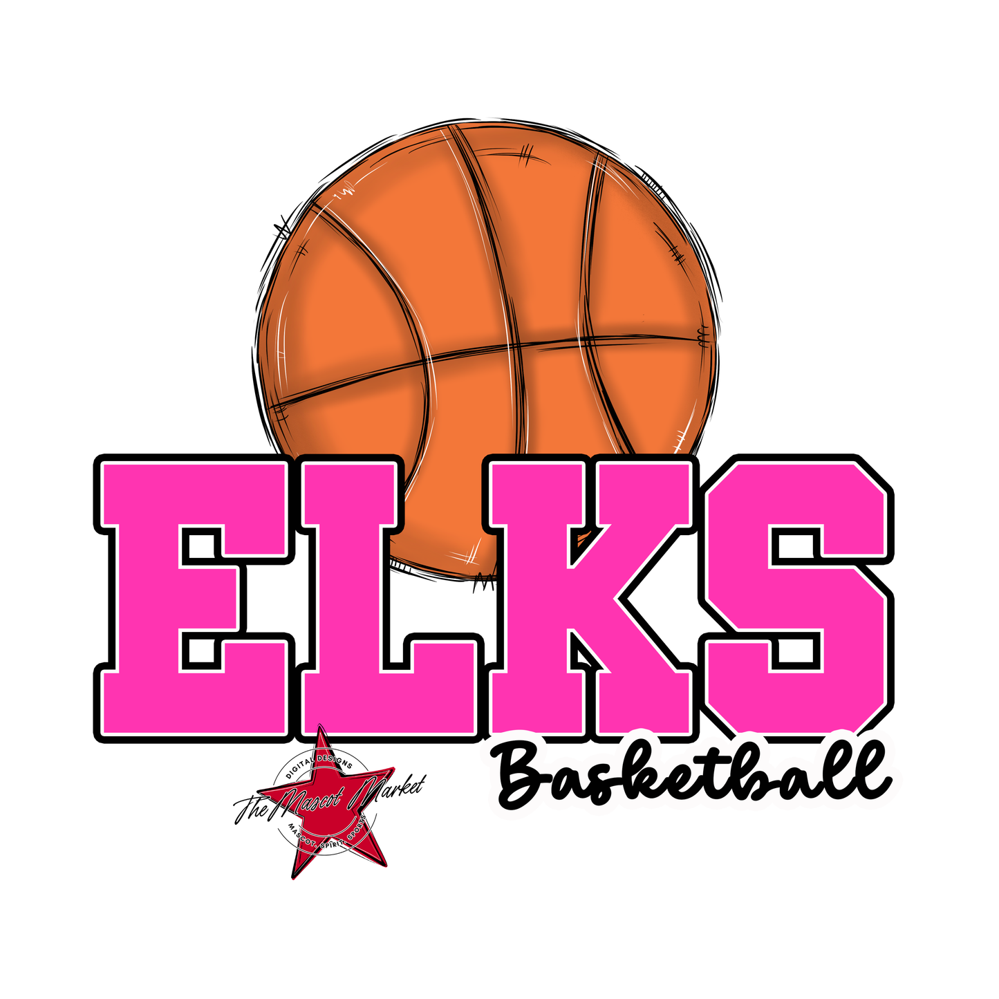 Elks Varsity Basketball-Pink