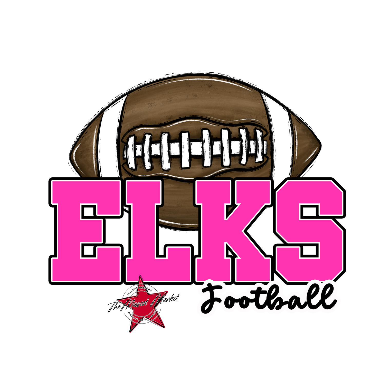 Elks Varsity Football-Pink