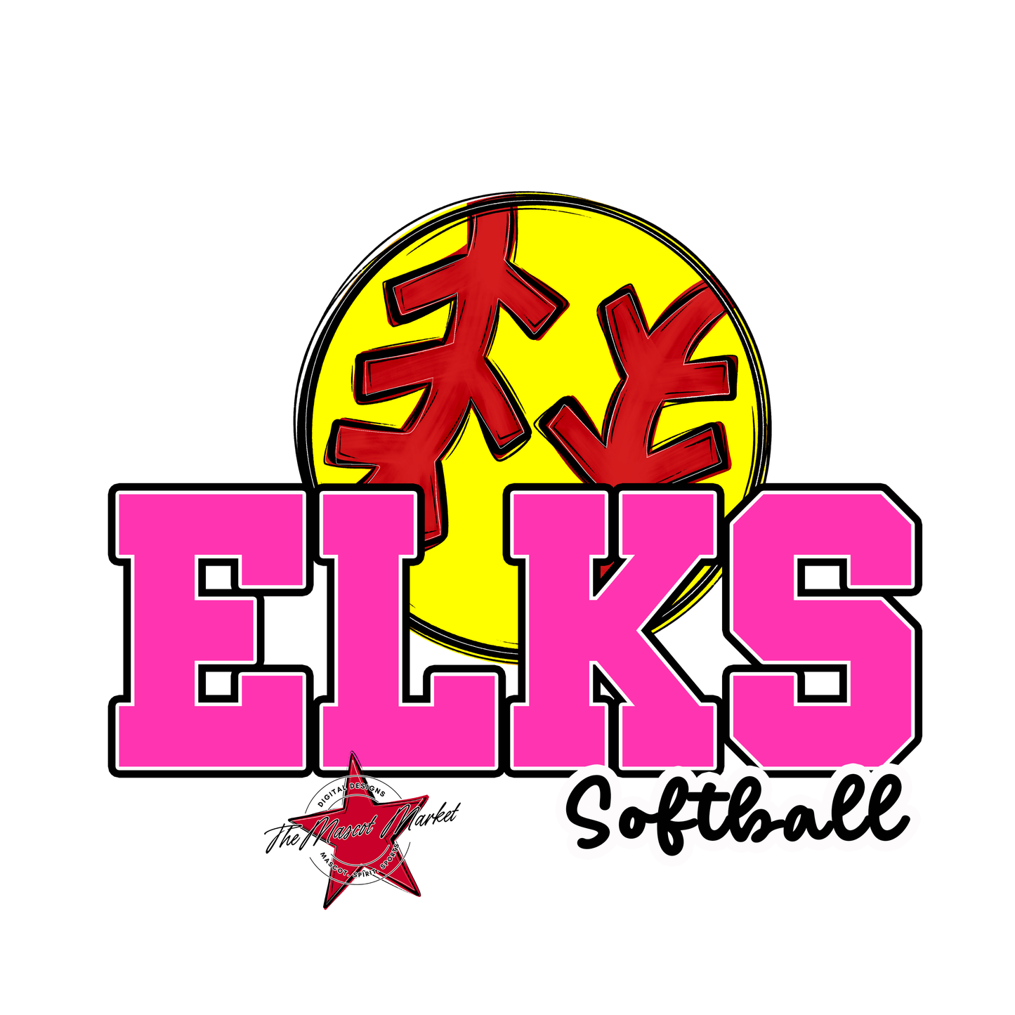 Elks Varsity Softball-Pink