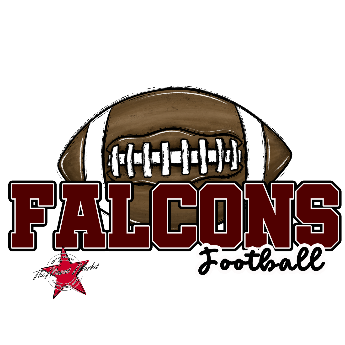 Falcons Varsity Football-Maroon