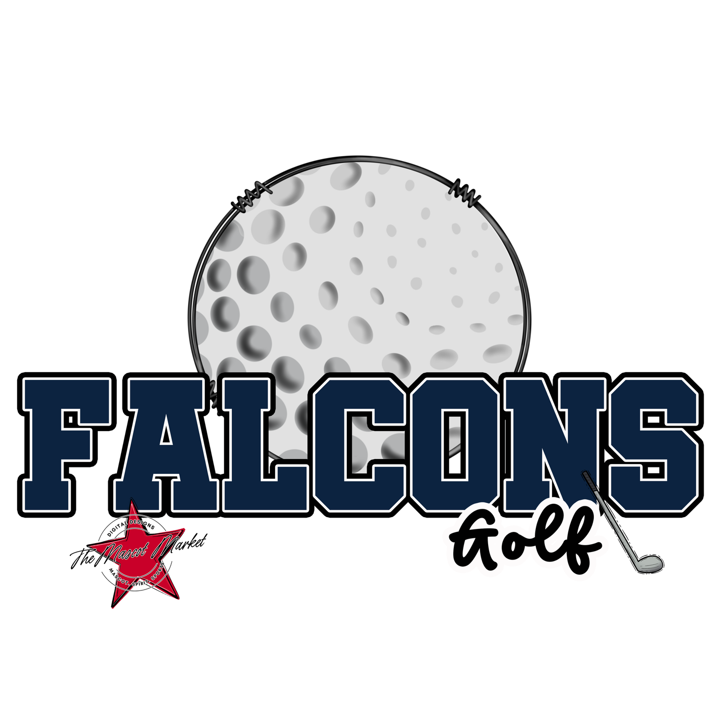 Falcons Varsity Golf-Navy