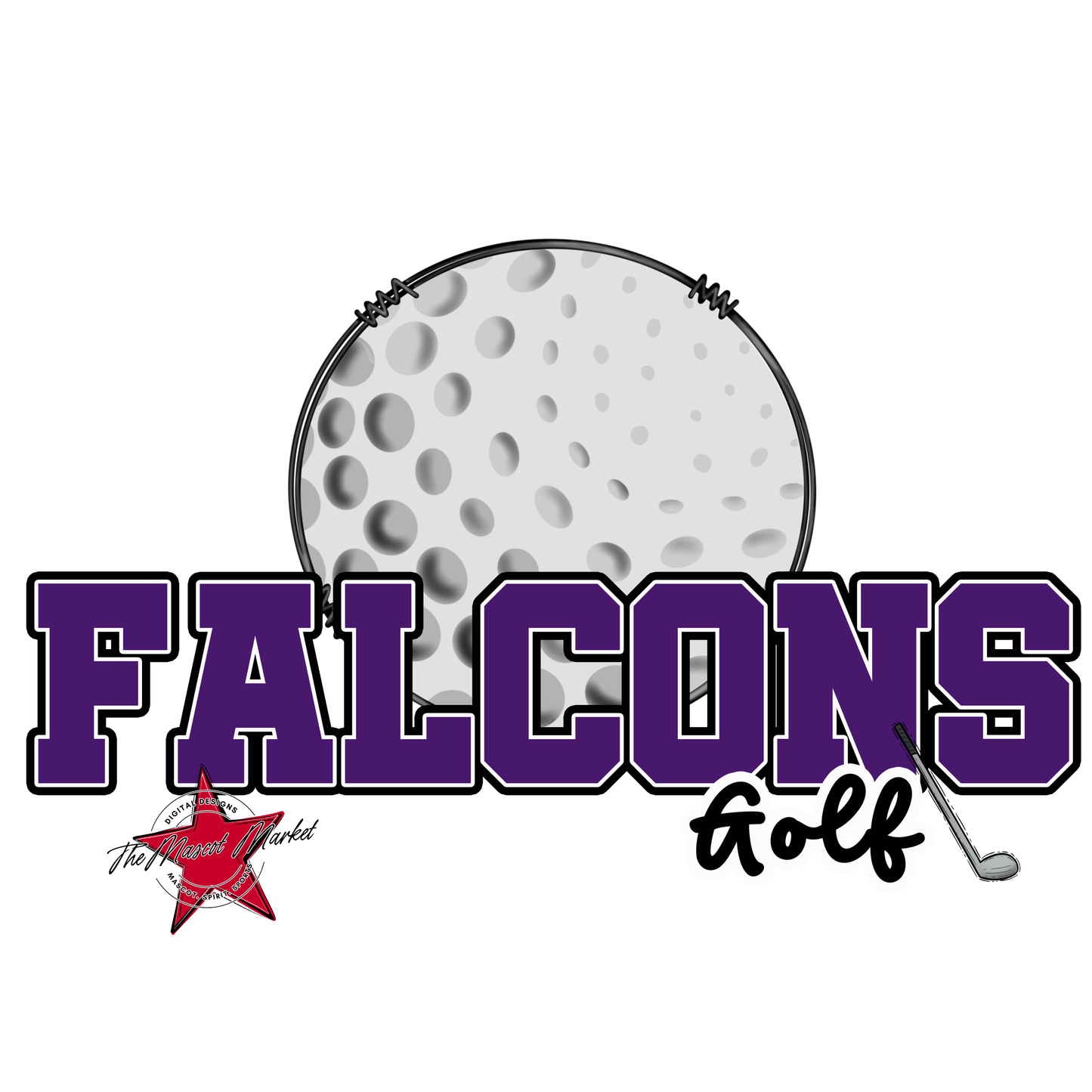 Falcons Varsity Golf-Purple
