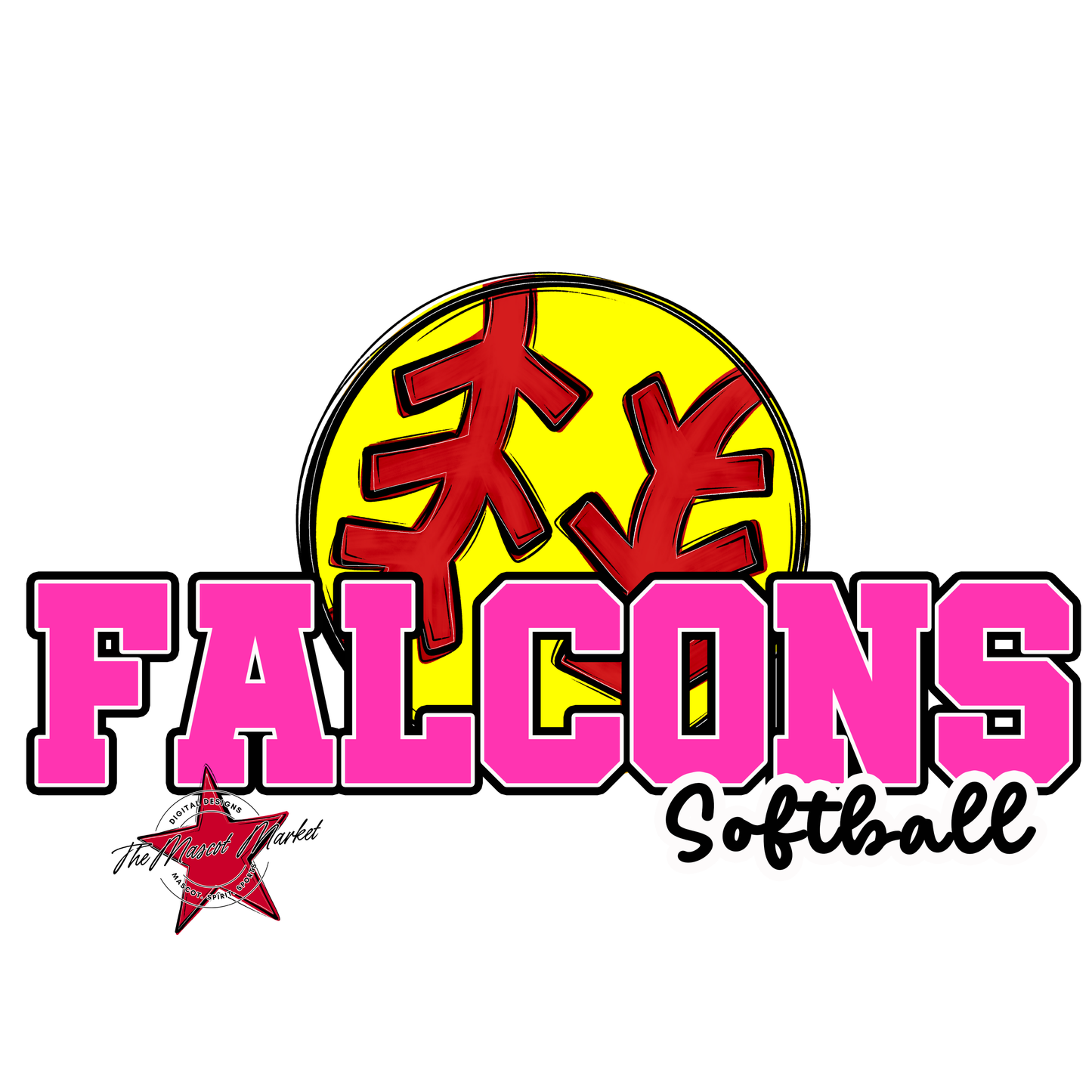 Falcons Varsity Softball-Pink