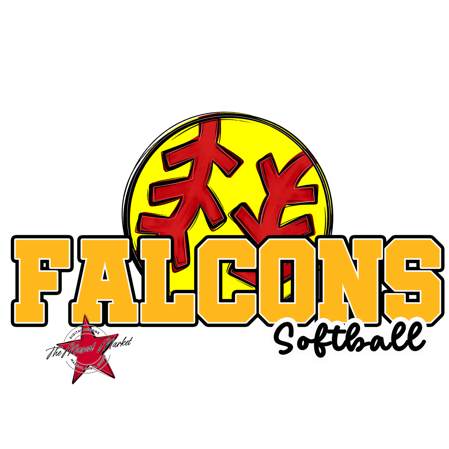 Falcons Varsity Softball-Yellow