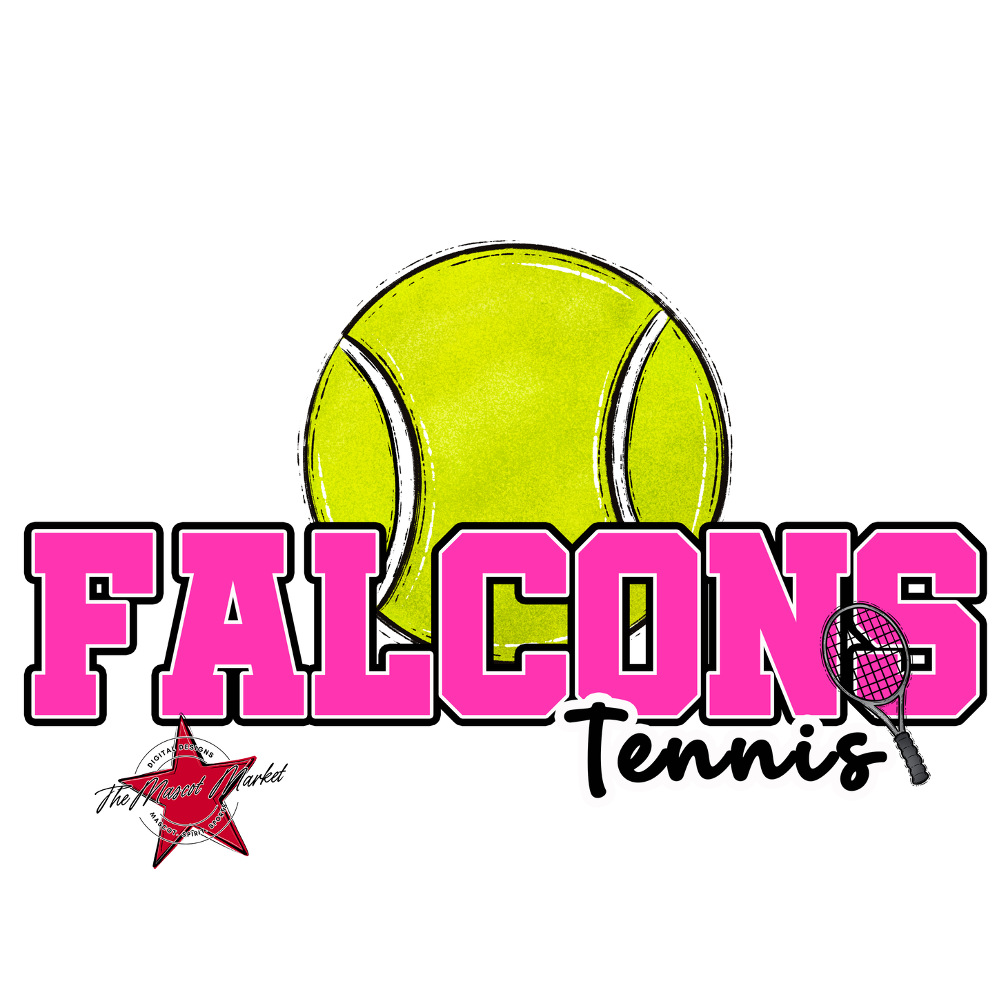 Falcons Varsity Tennis-Pink