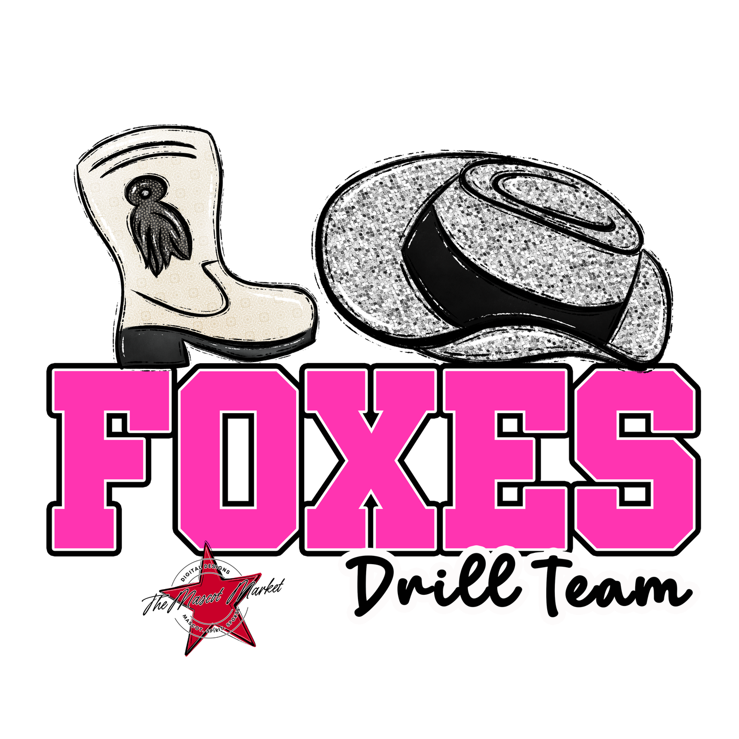 Foxes Varsity Drillteam-Pink