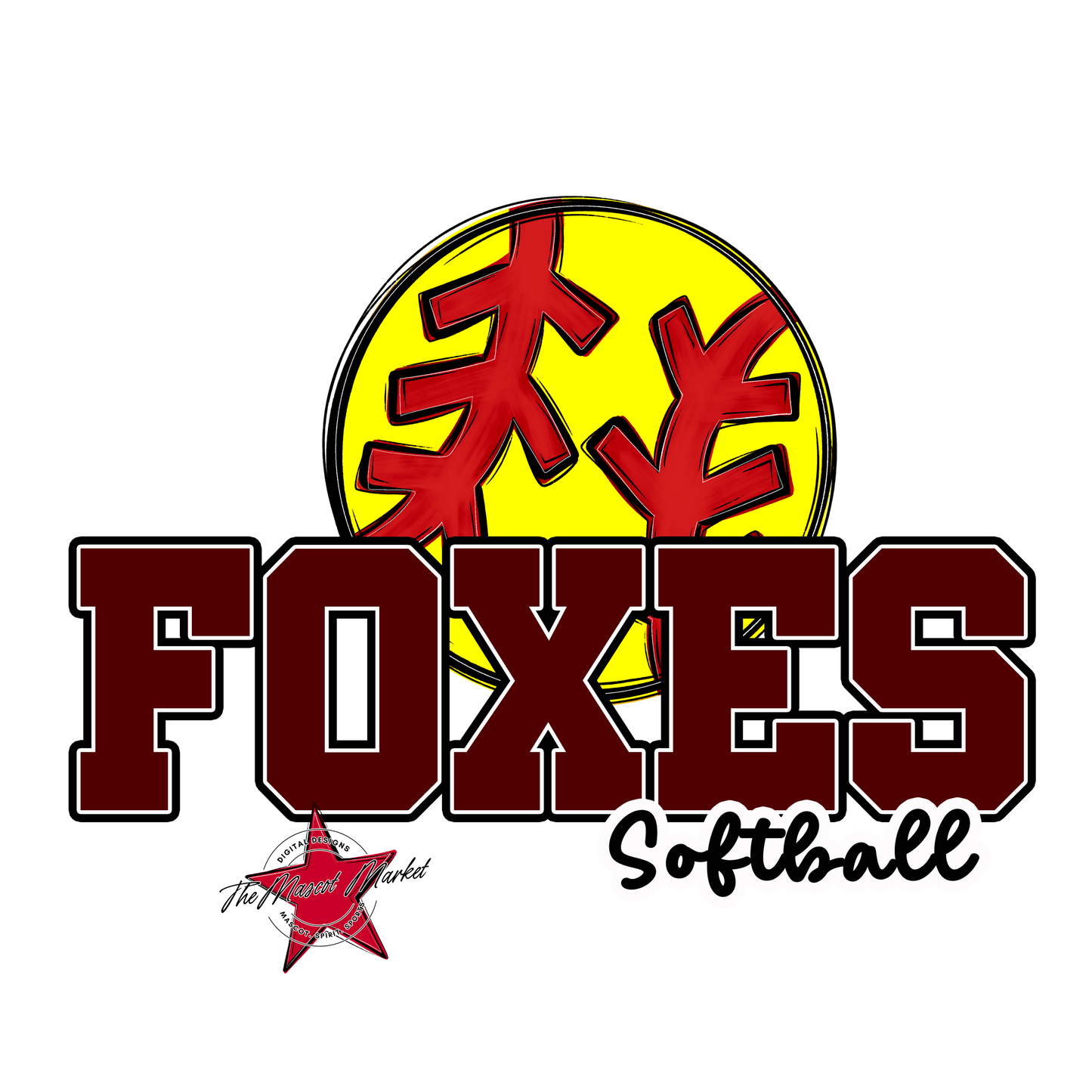 Foxes Varsity Softball-Maroon