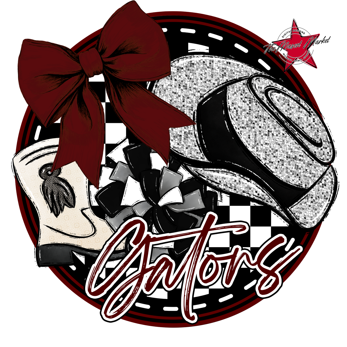 Gators Circle Drillteam Design-Maroon