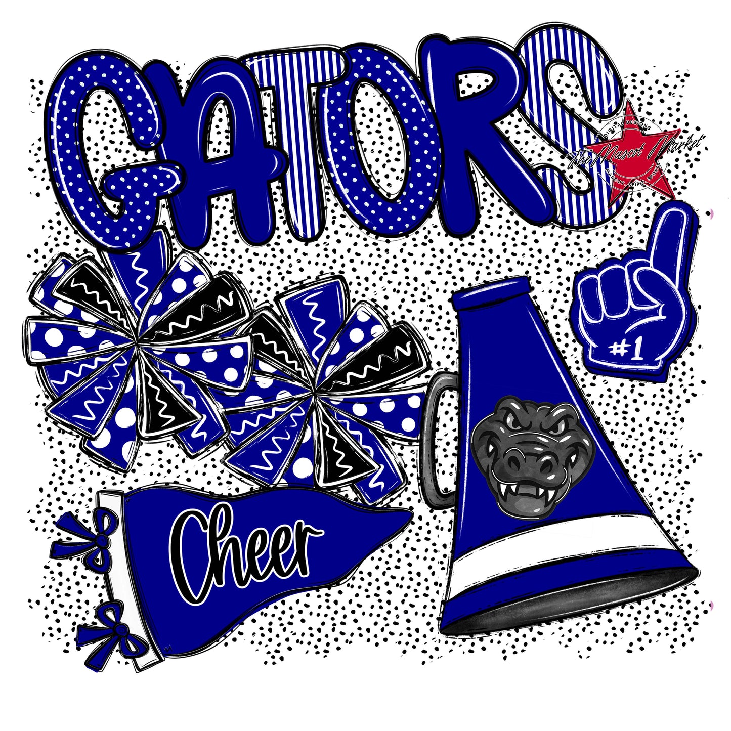 Gators Cheer Spirit-Blue