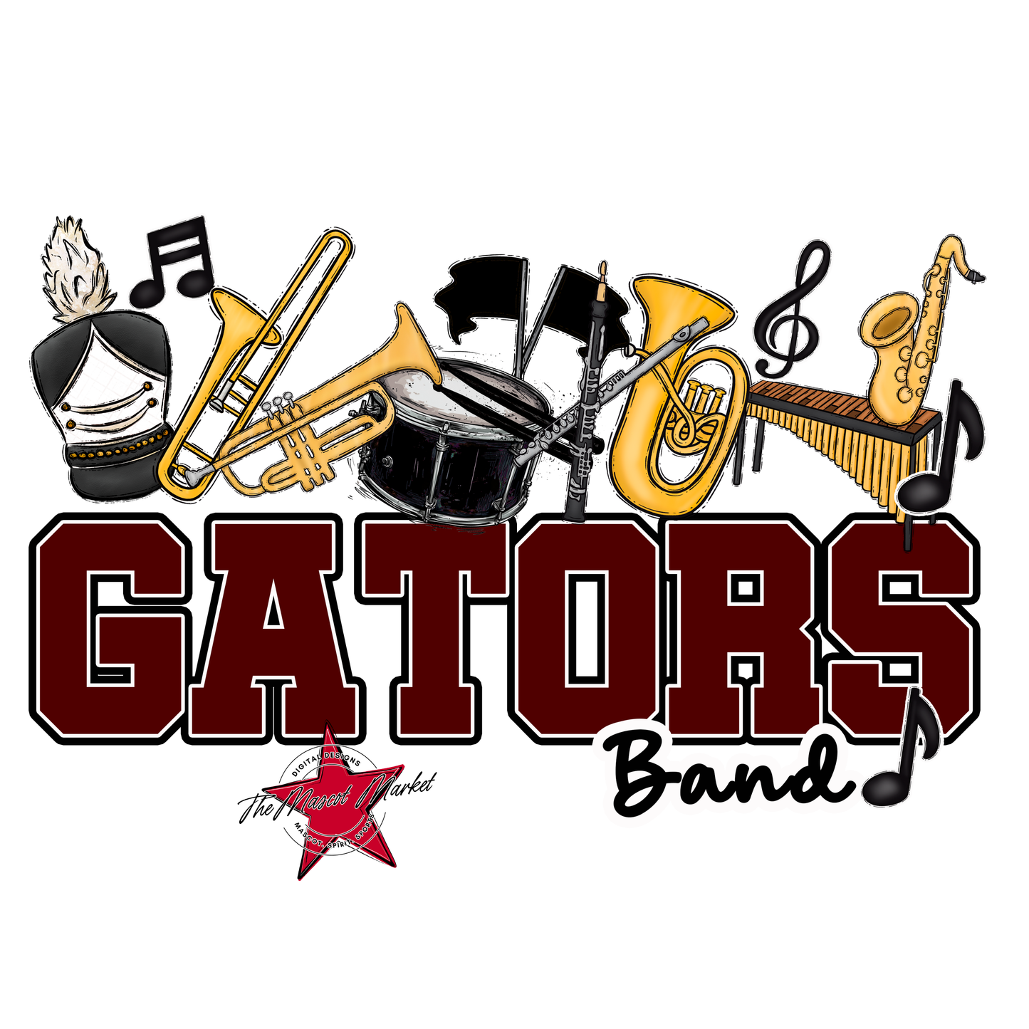 Gators Varsity Band-Maroon