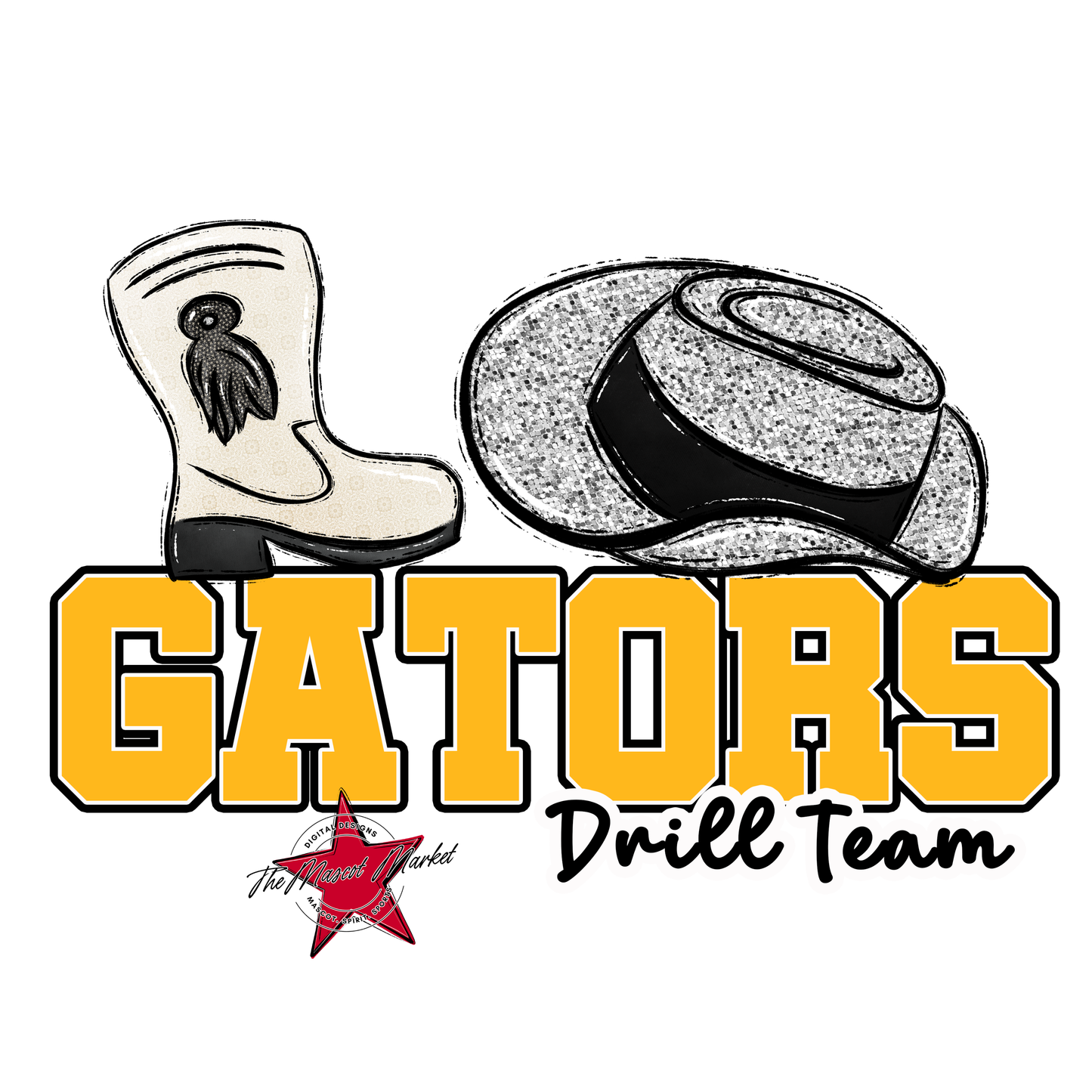 Gators Varsity Drillteam-Yellow