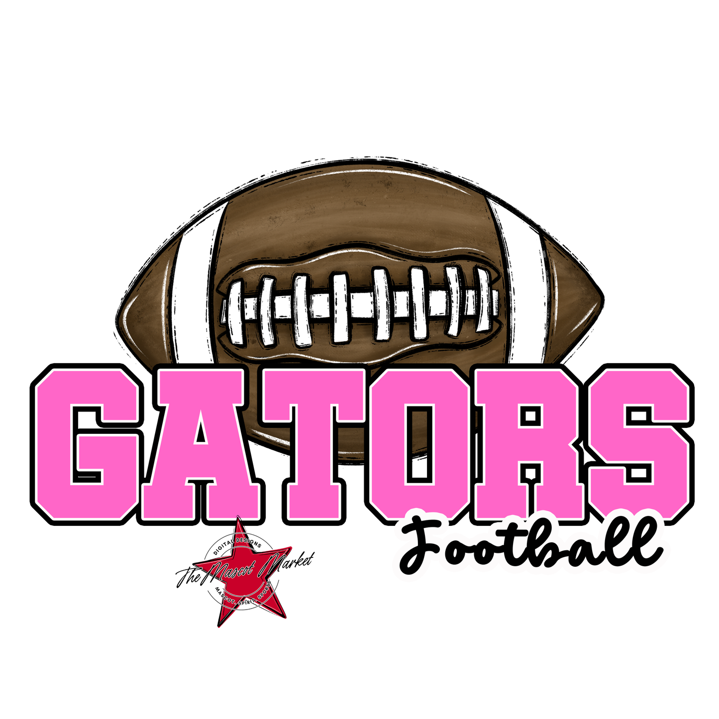Gators Varsity Football-Baby Pink