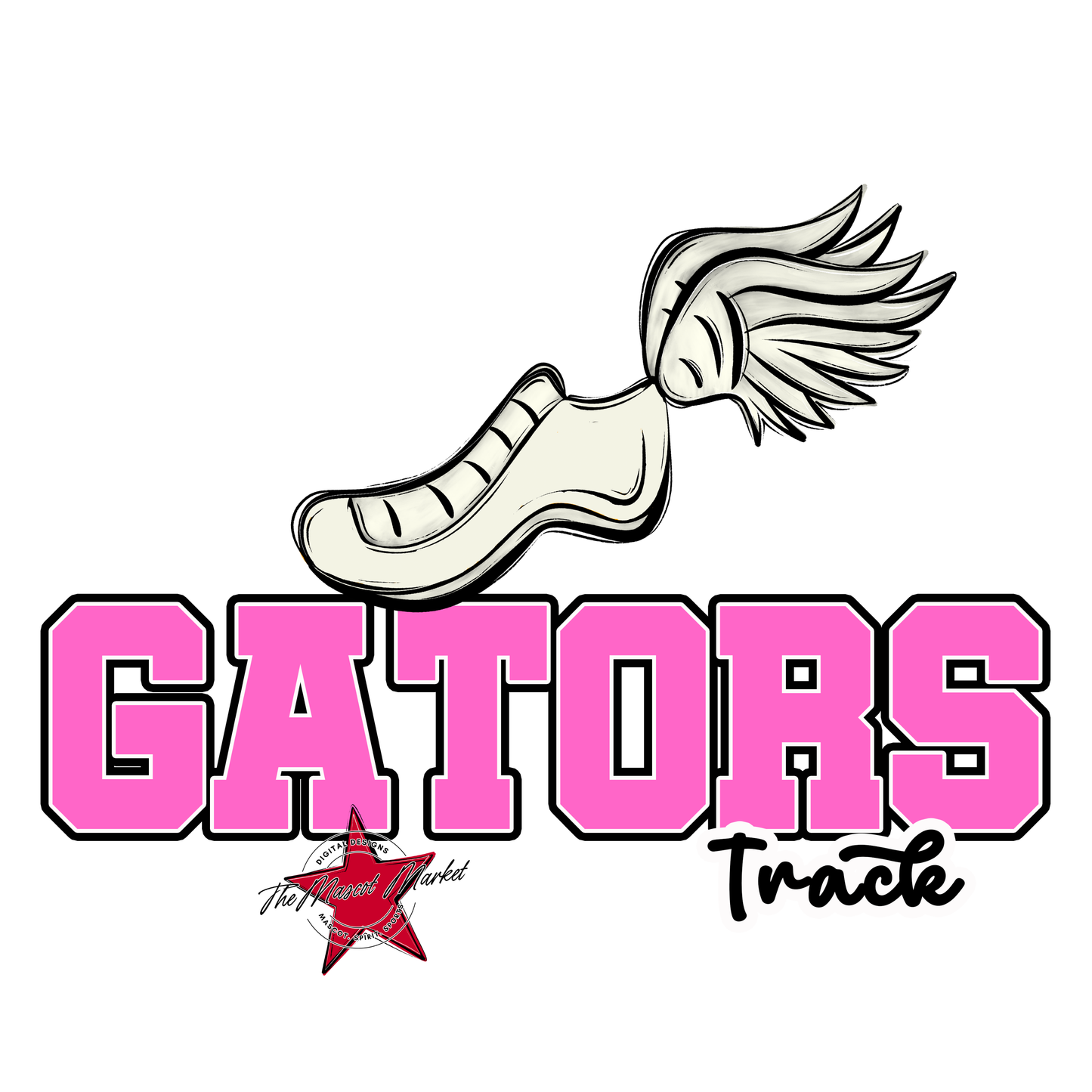Gators Varsity Track-Baby Pink