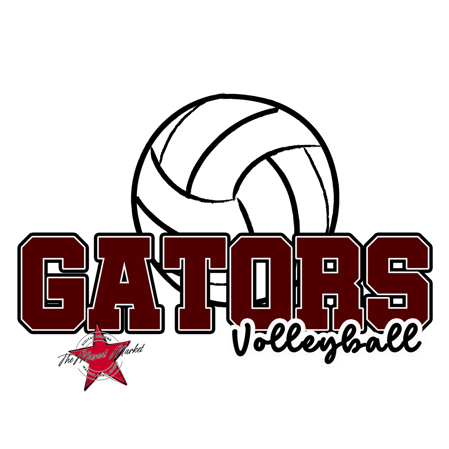 Gators Varsity Volleyball-Maroon