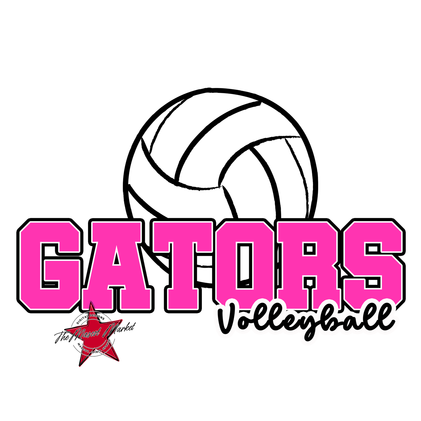 Gators Varsity Volleyball-Pink