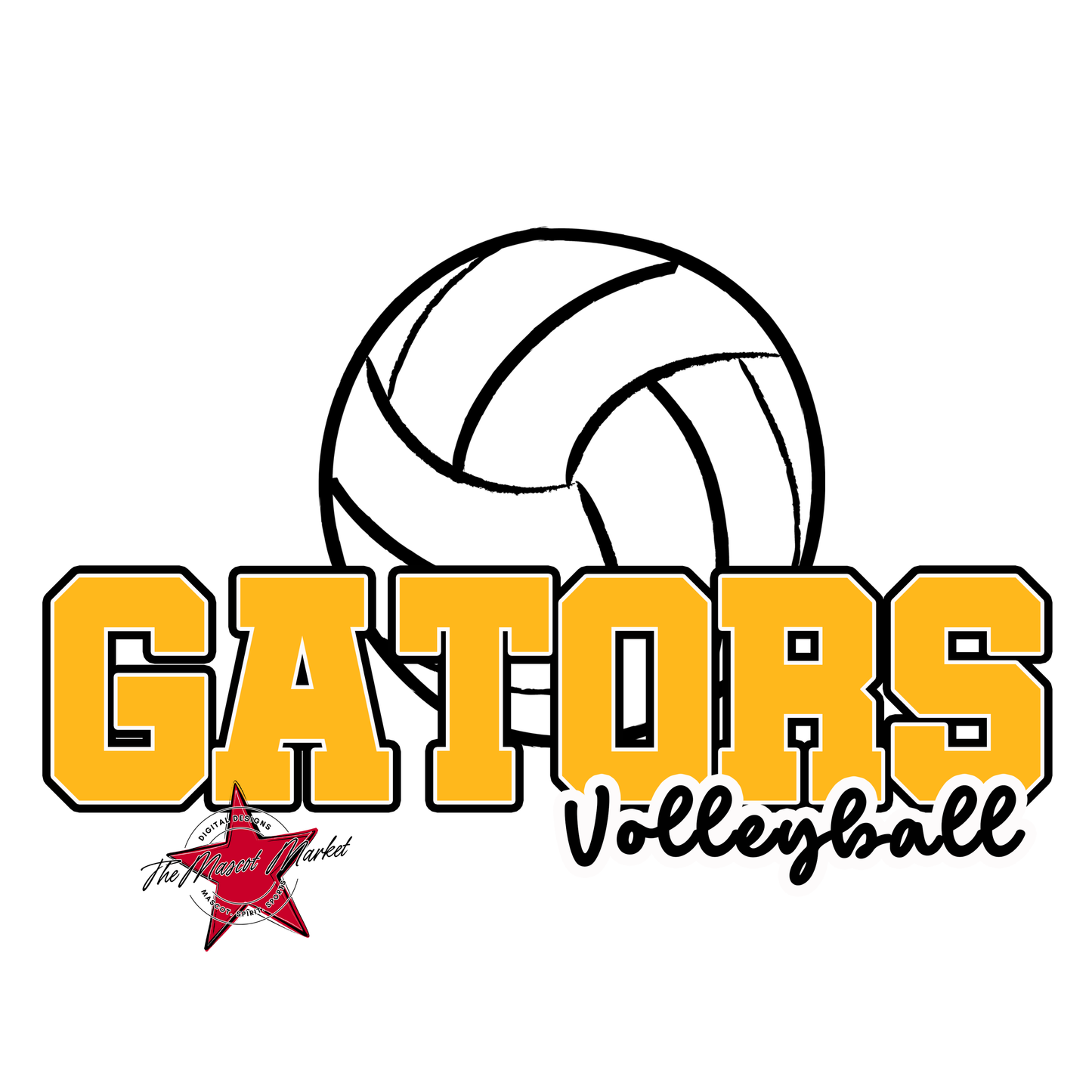 Gators Varsity Volleyball-Yellow