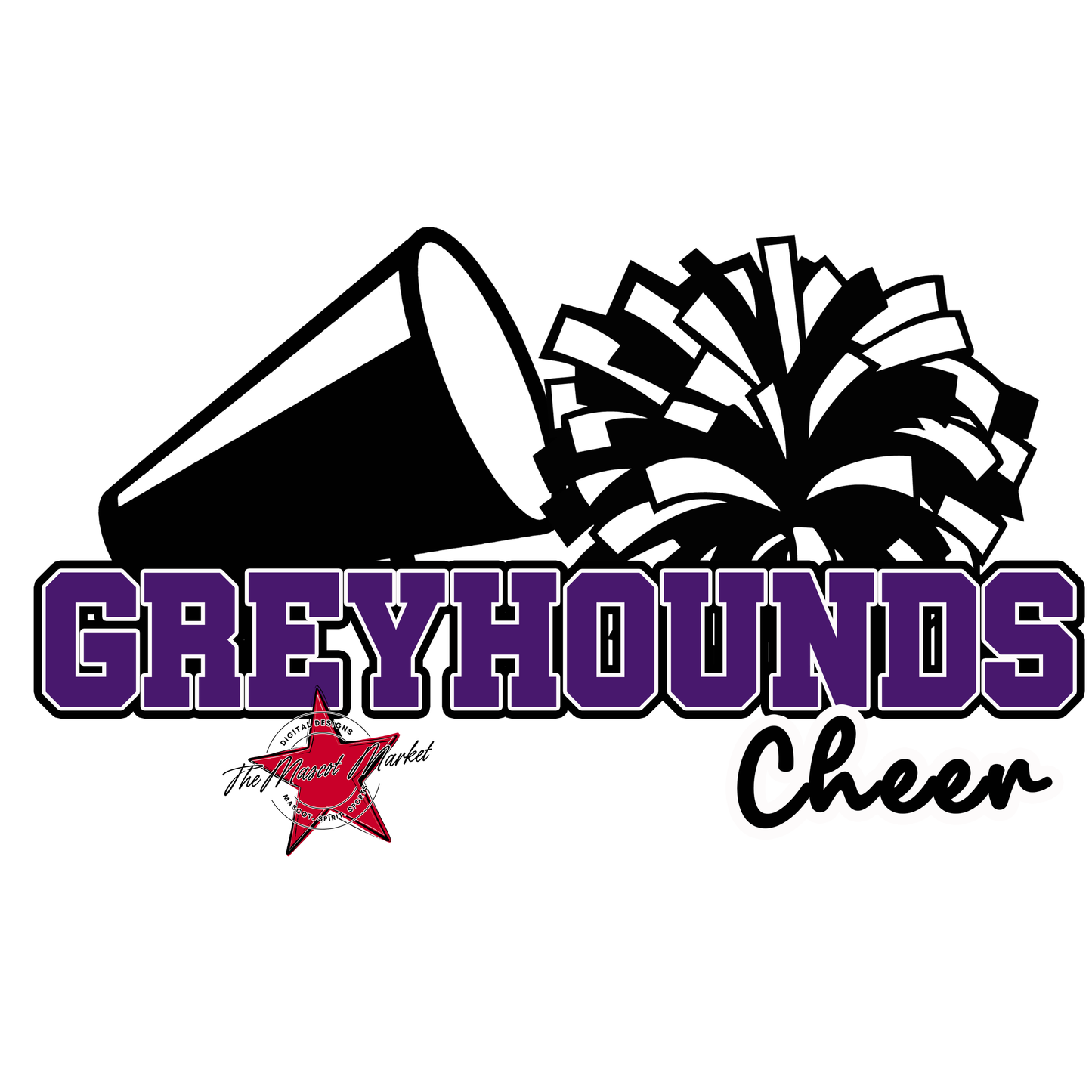 Greyhounds Varsity Cheer-Purple