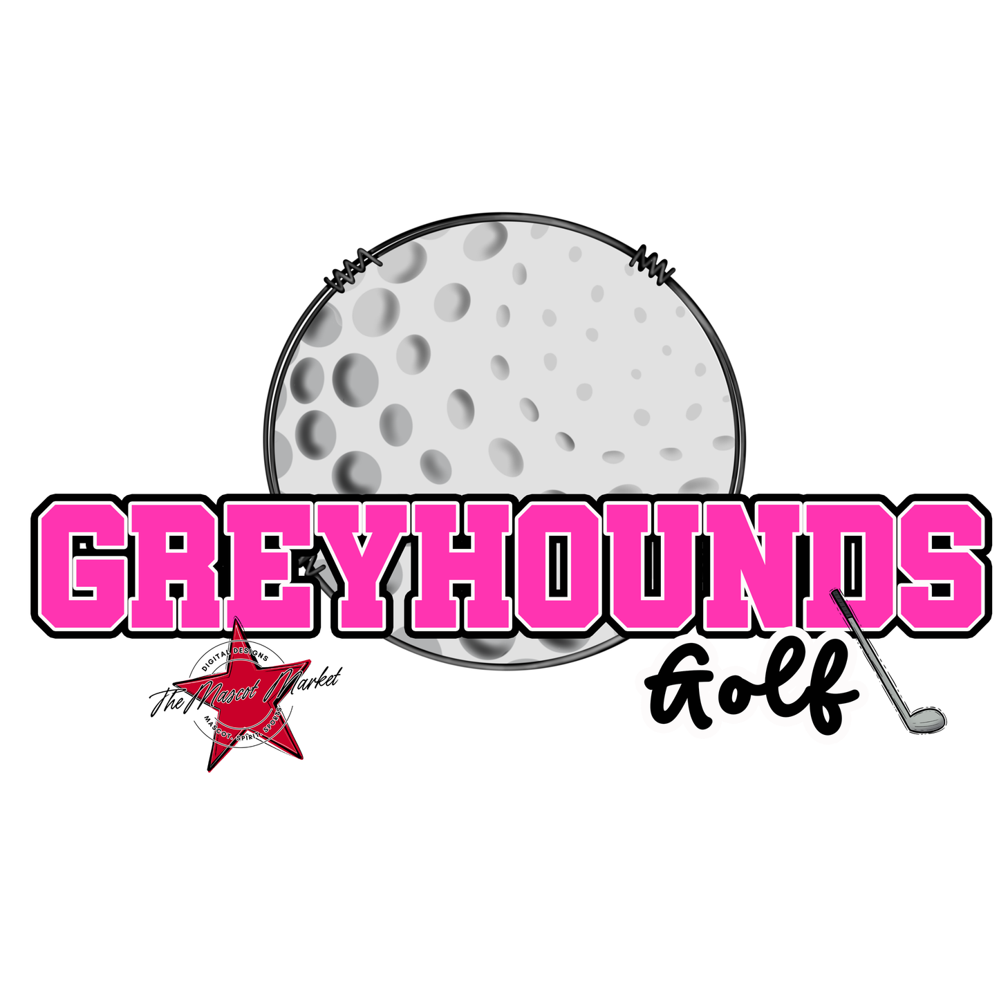 Greyhounds Varsity Golf-Pink