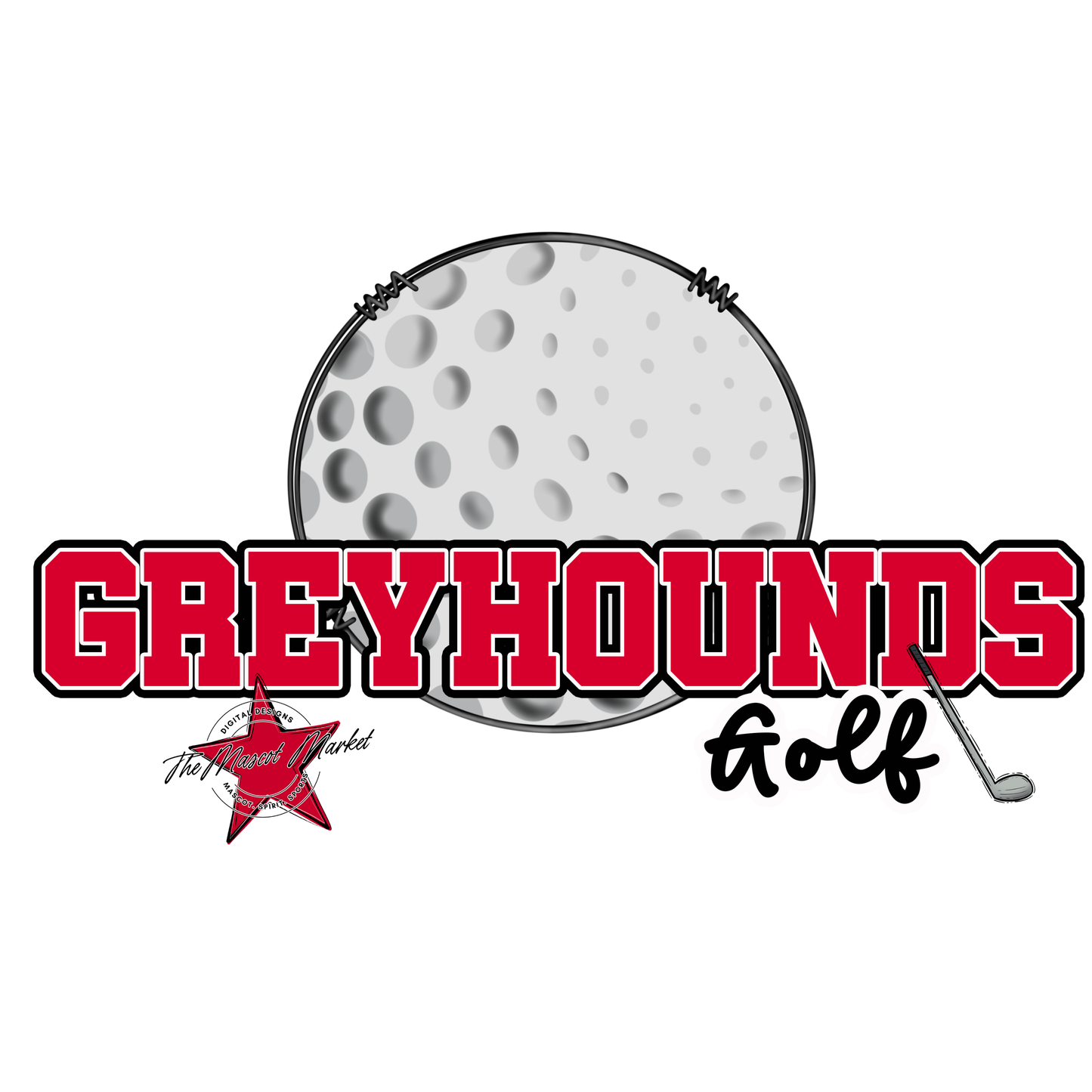 Greyhounds Varsity Golf-Red