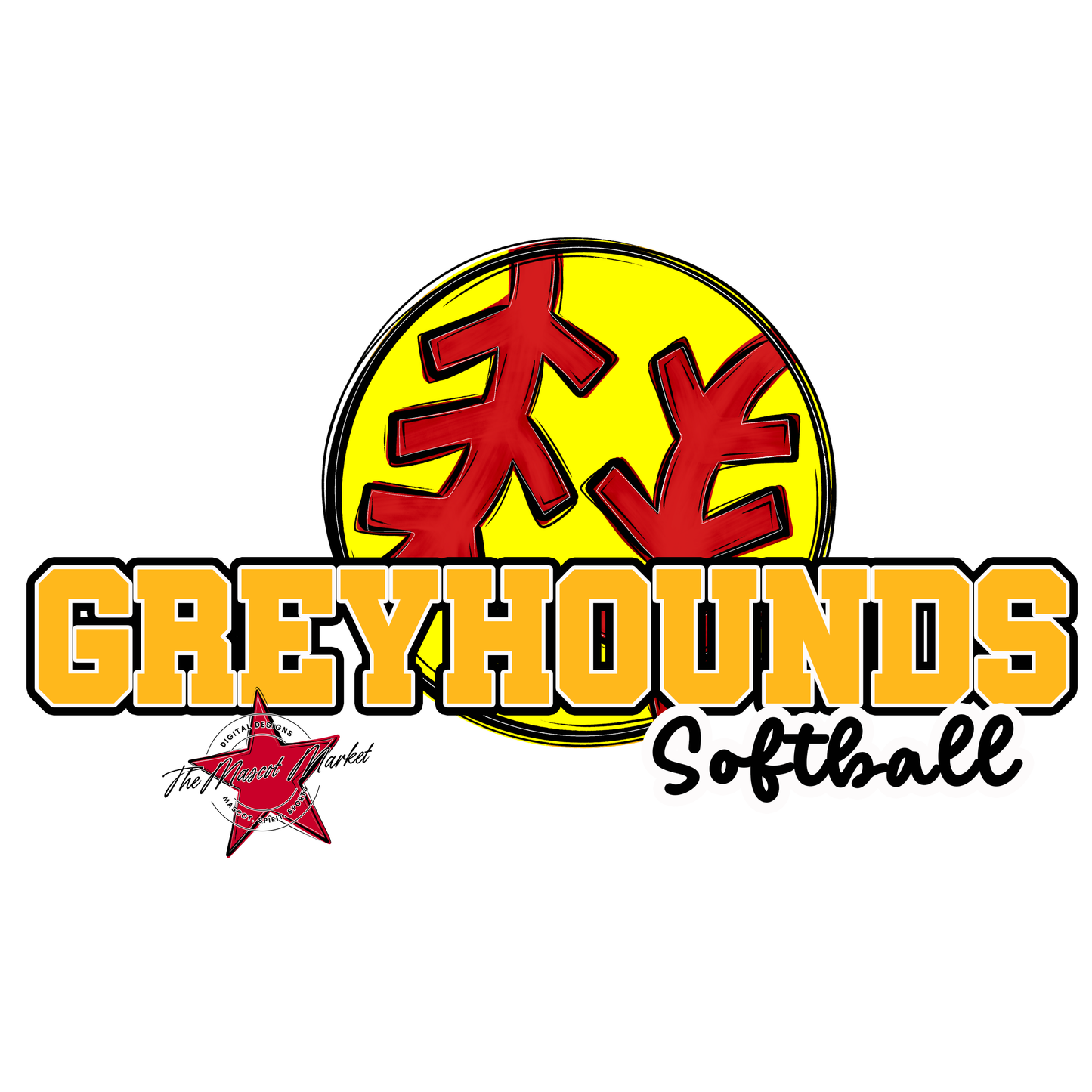 Greyhounds Varsity Softball-Yellow