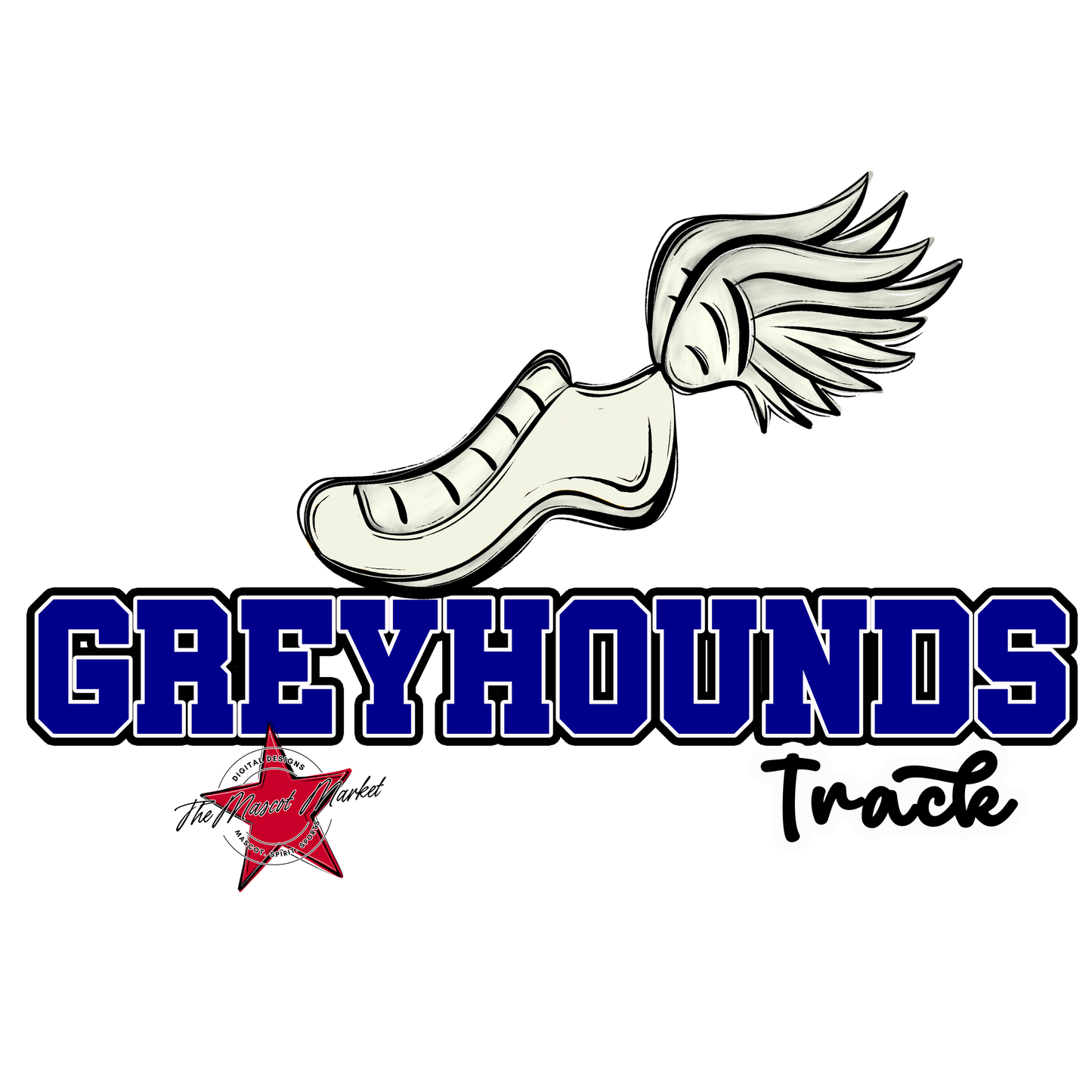 Greyhounds Varsity Track-Blue
