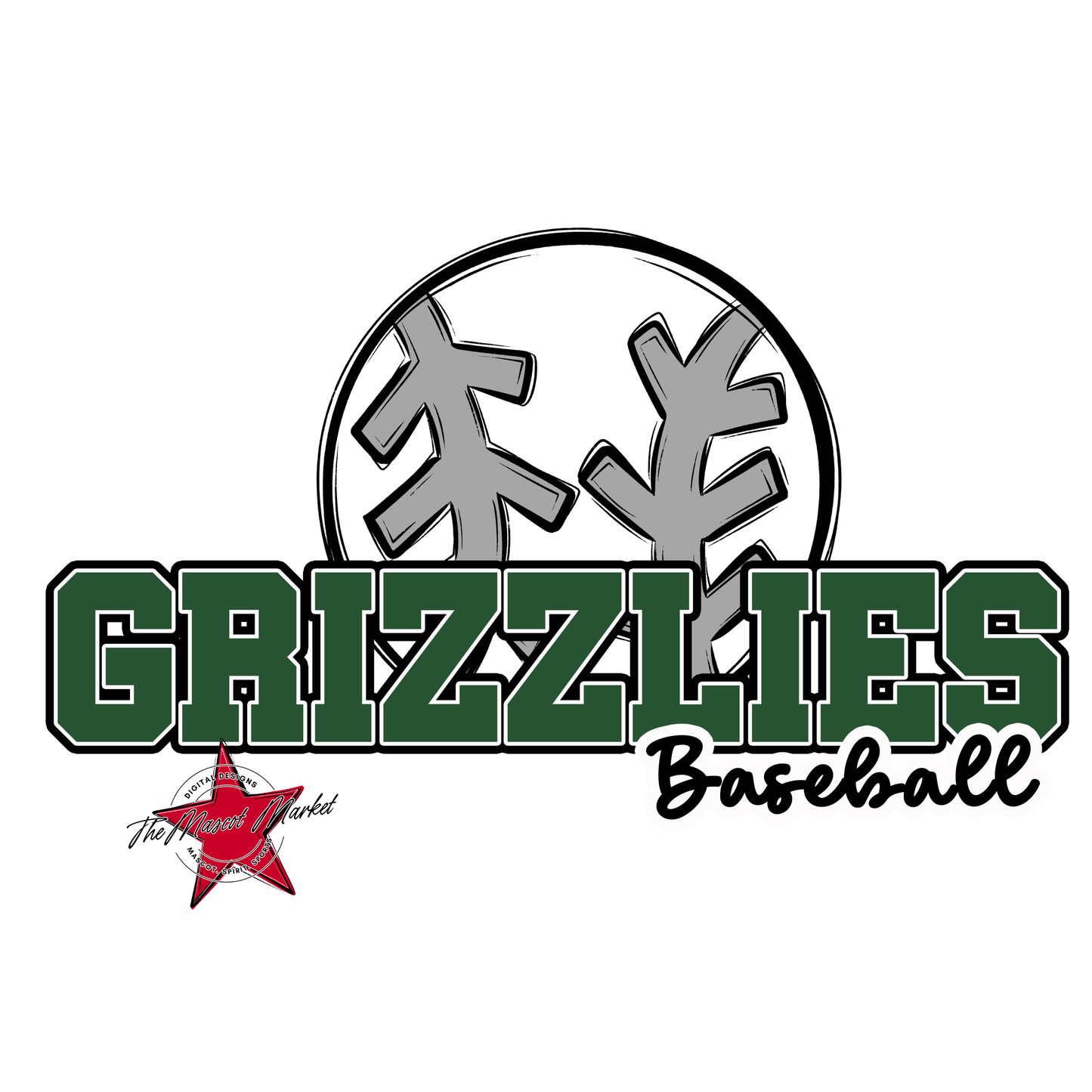 Grizzlies Varsity Baseball-Green