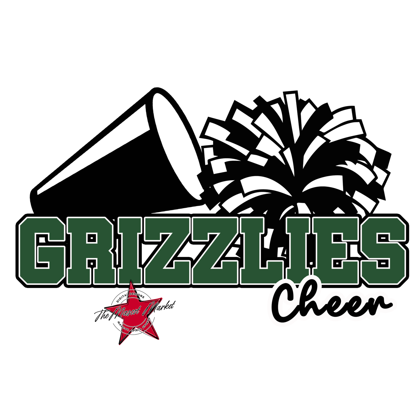 Grizzlies Varsity Cheer-Green