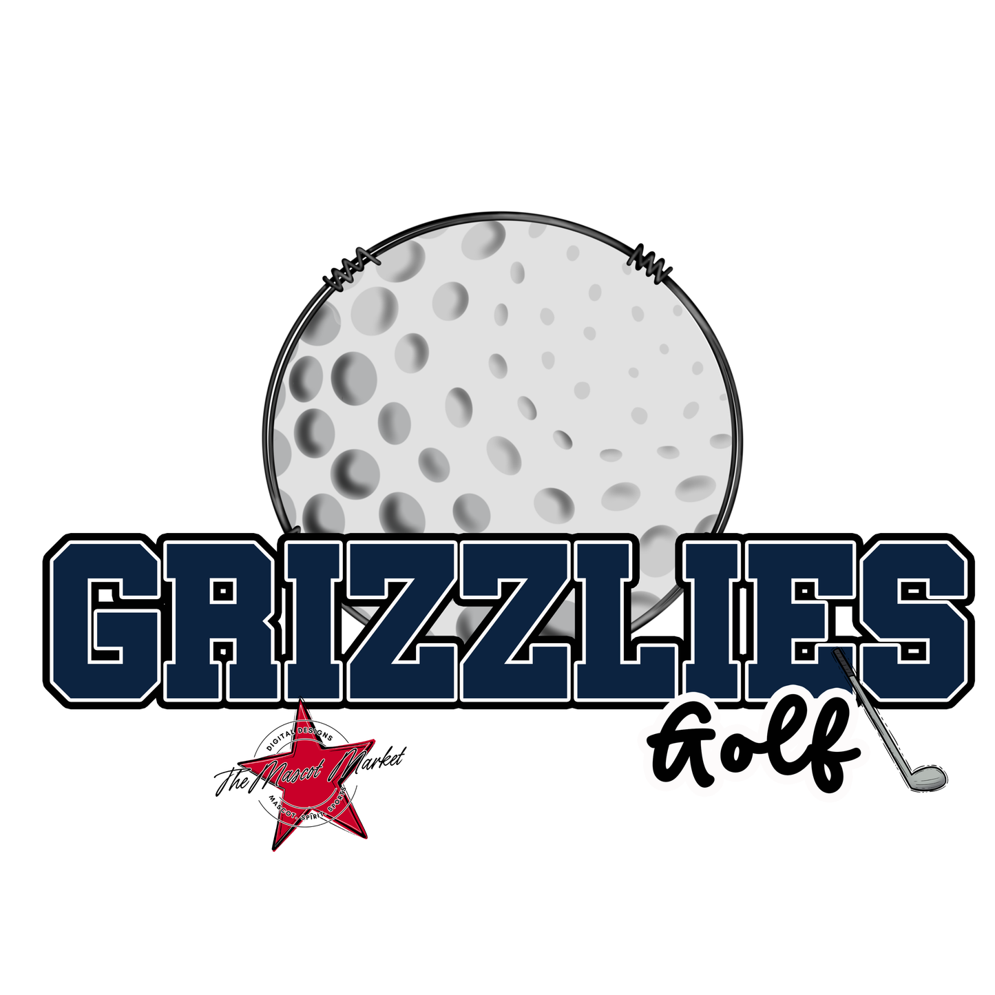 Grizzlies Varsity Golf-Navy