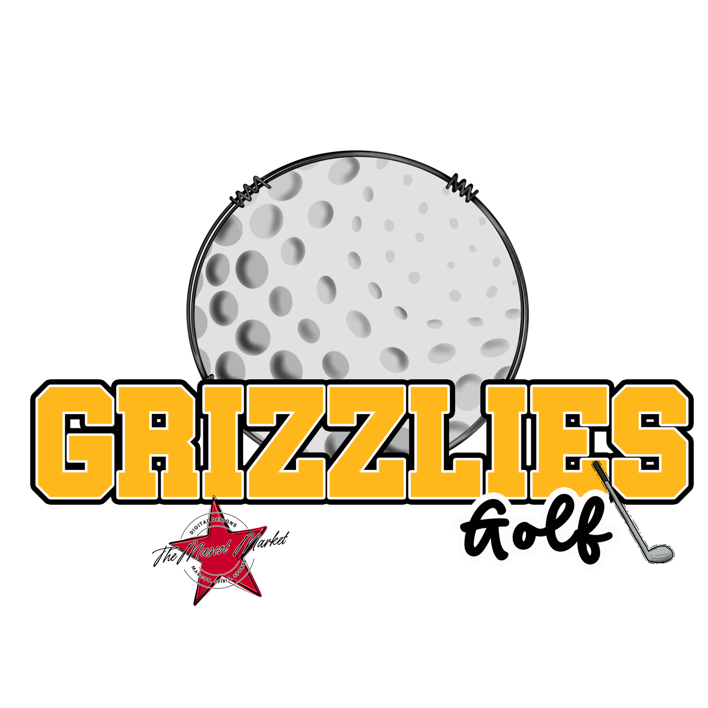 Grizzlies Varsity Golf-Yellow