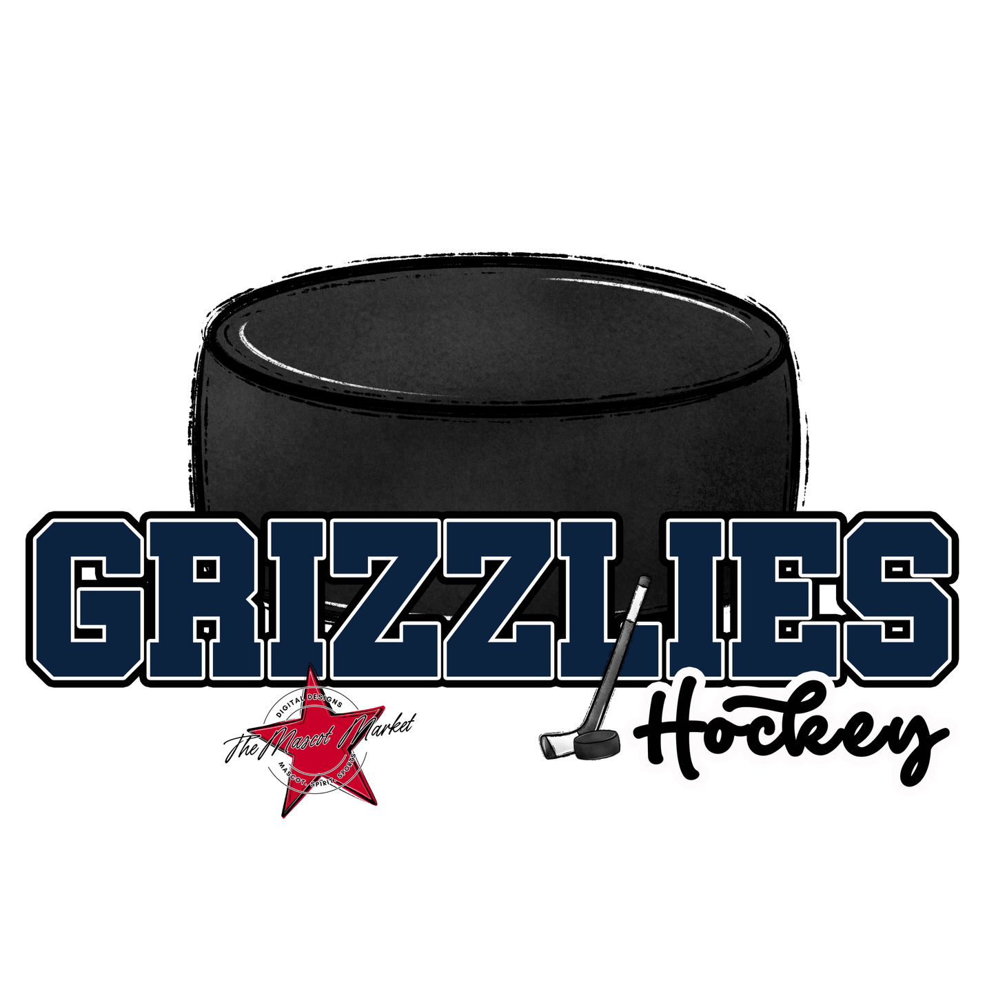 Grizzlies Varsity Hockey-Navy