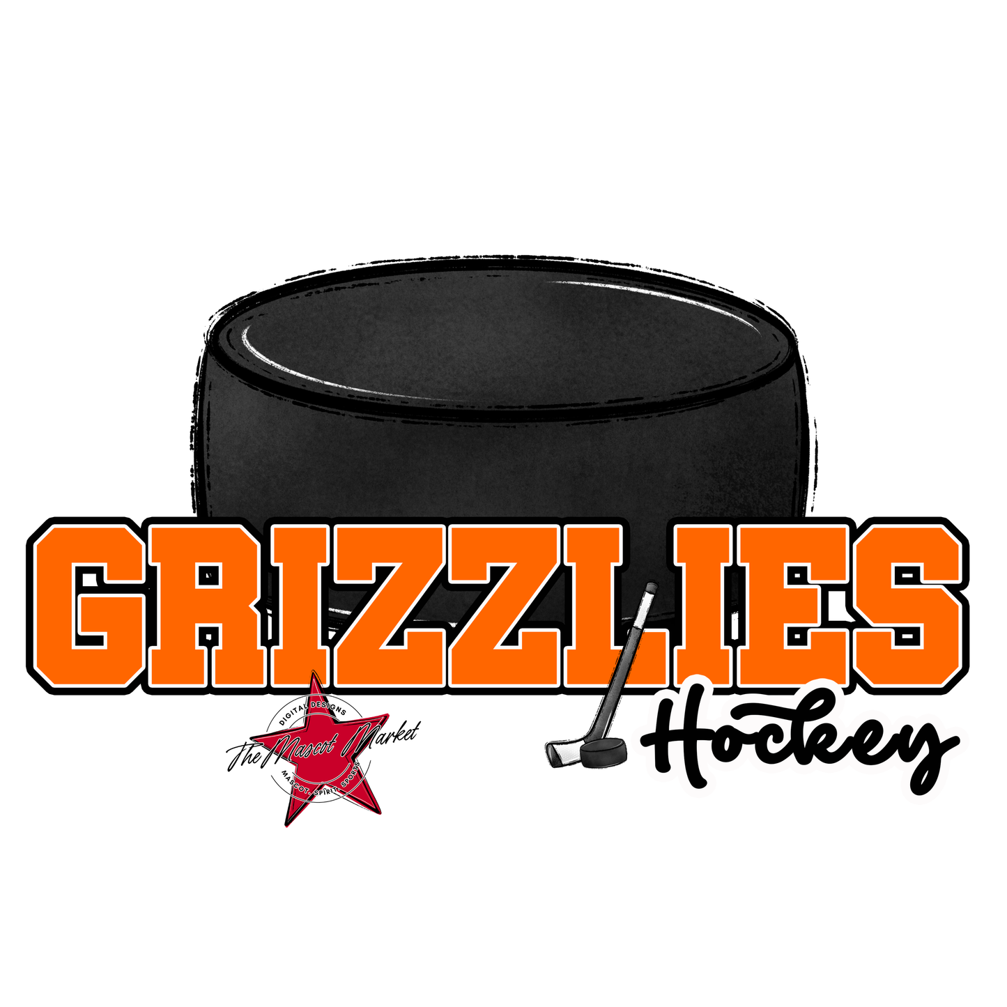 Grizzlies Varsity Hockey-Orange
