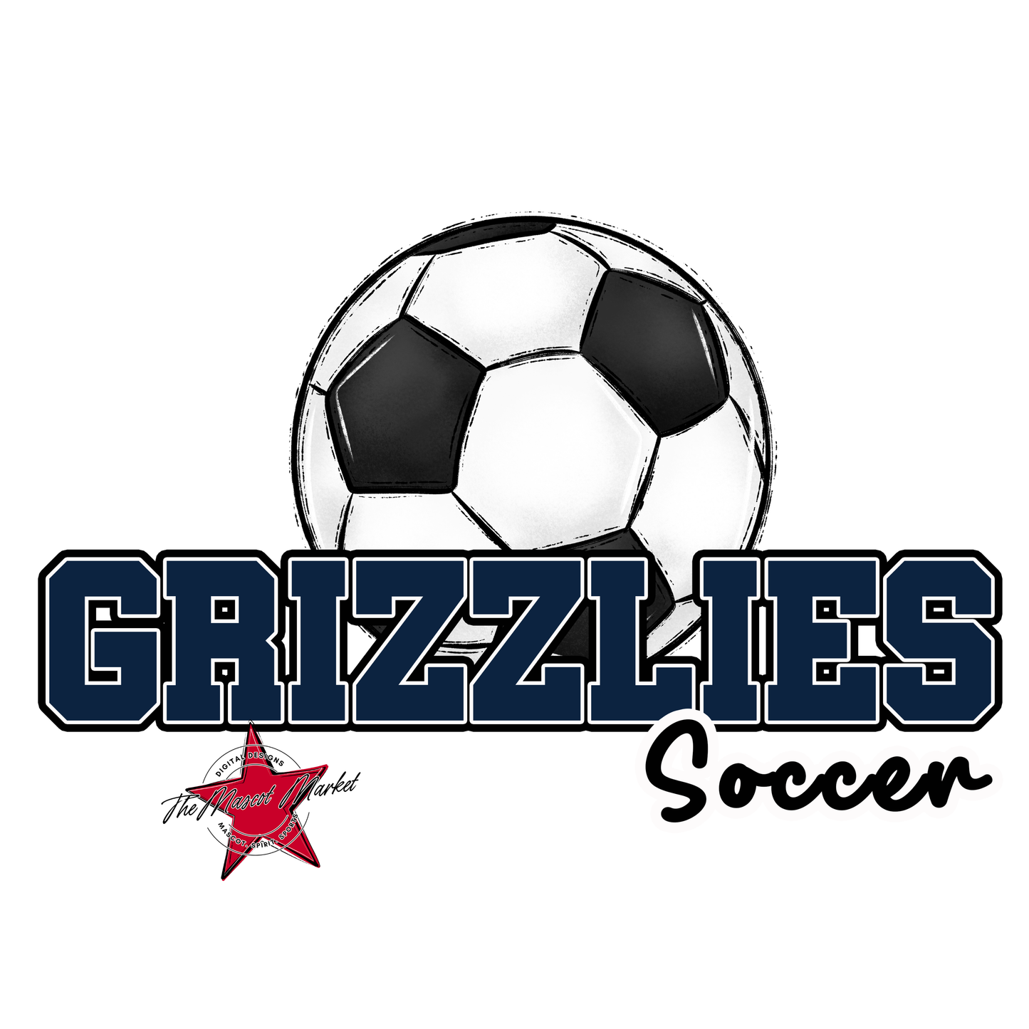 Grizzlies Varsity Soccer-Navy