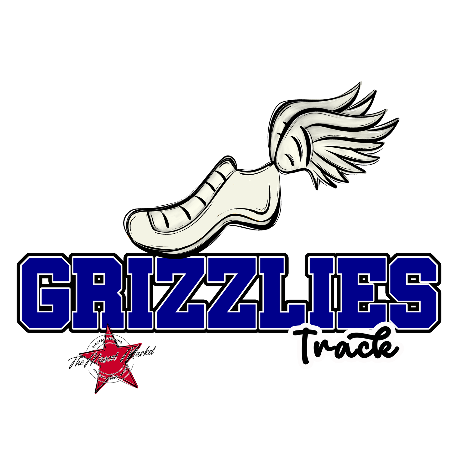Grizzlies Varsity Track-Blue