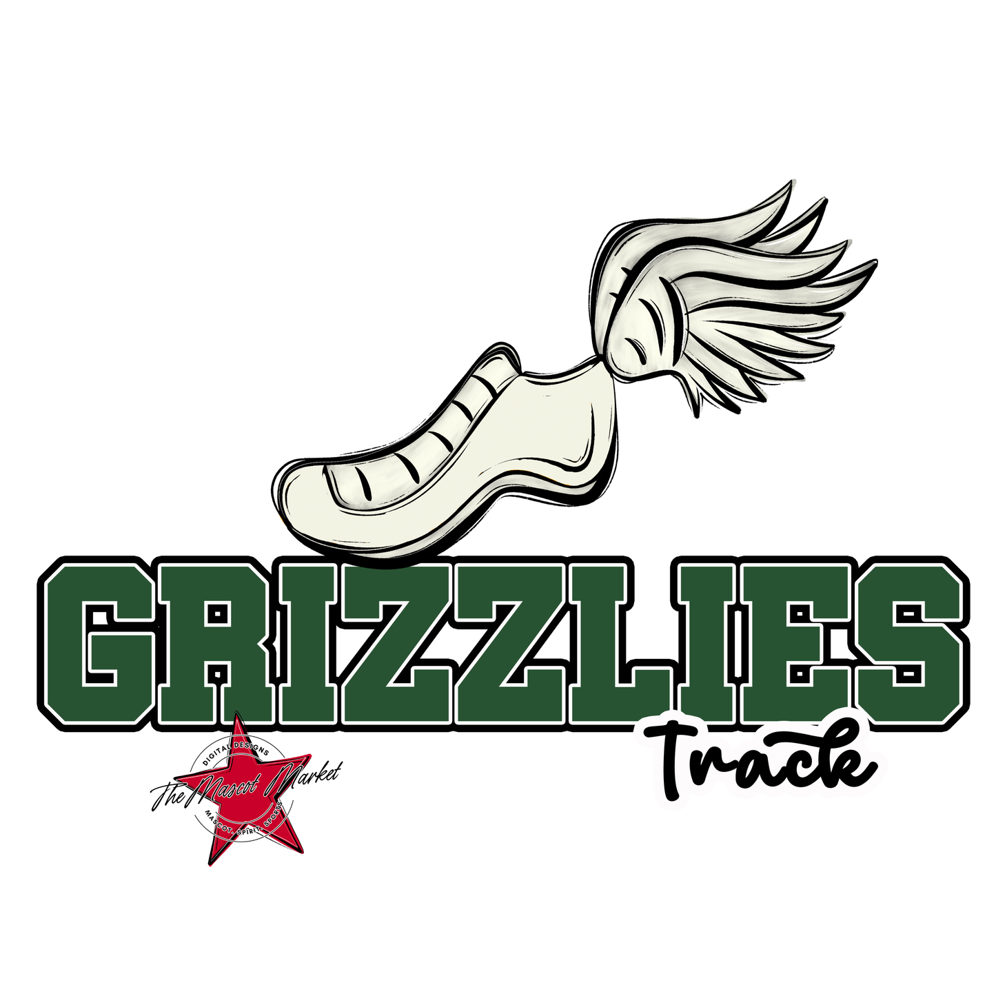 Grizzlies Varsity Track-Green
