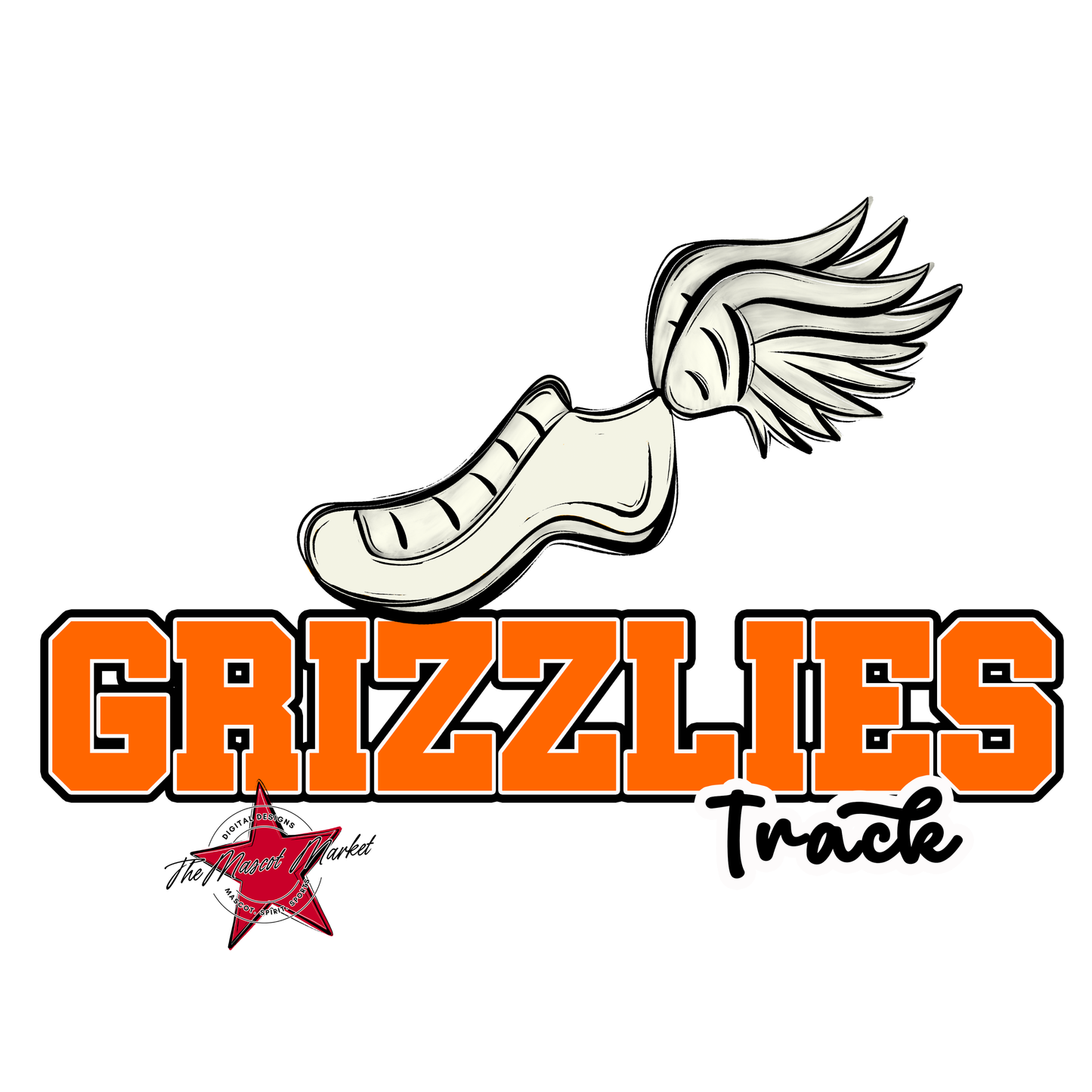 Grizzlies Varsity Track-Orange