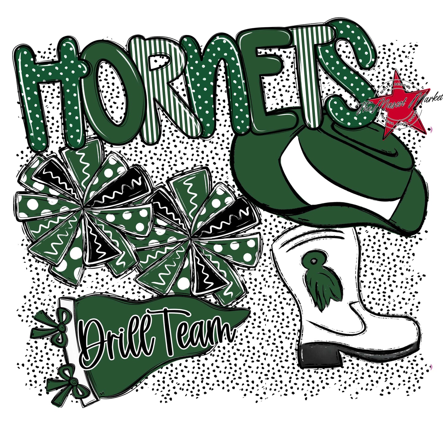 Hornets Drillteam Spirit-Green