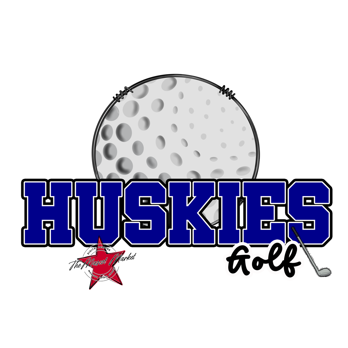 Huskies Varsity Golf-Blue