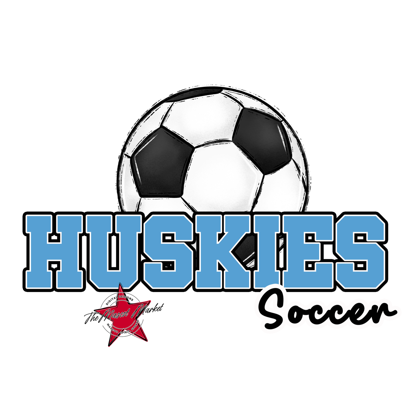 Huskies Varsity Soccer-Carolina Blue