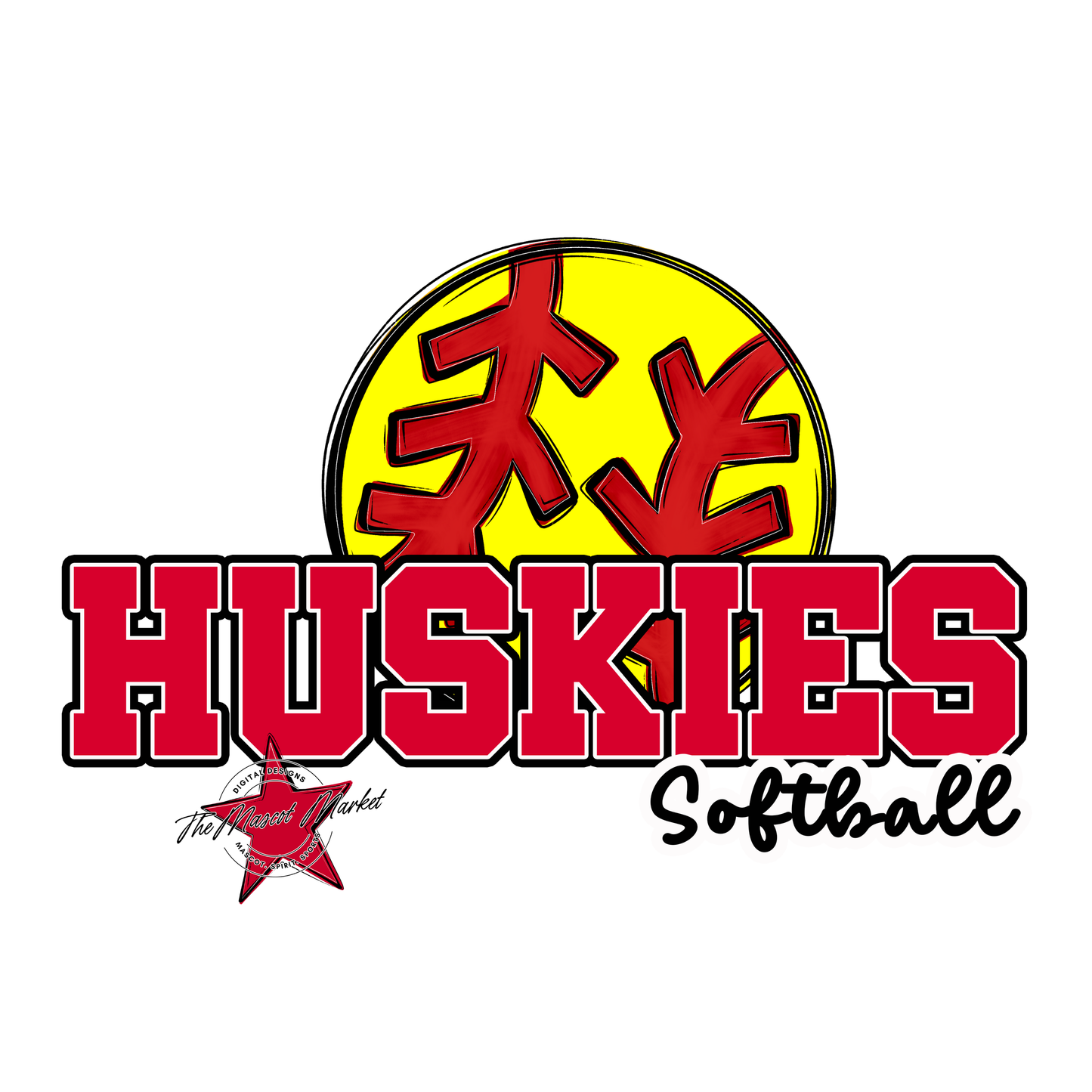 Huskies Varsity Softball-Red