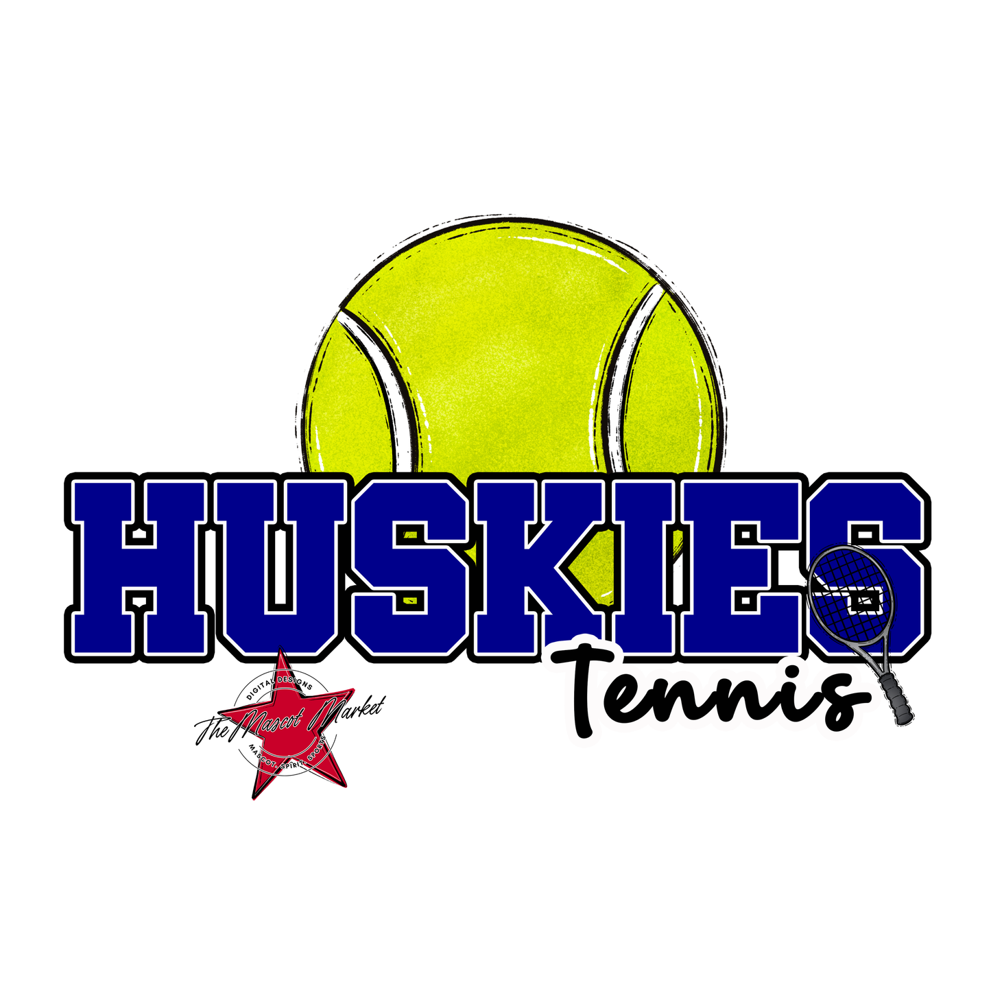 Huskies Varsity Tennis-Blue
