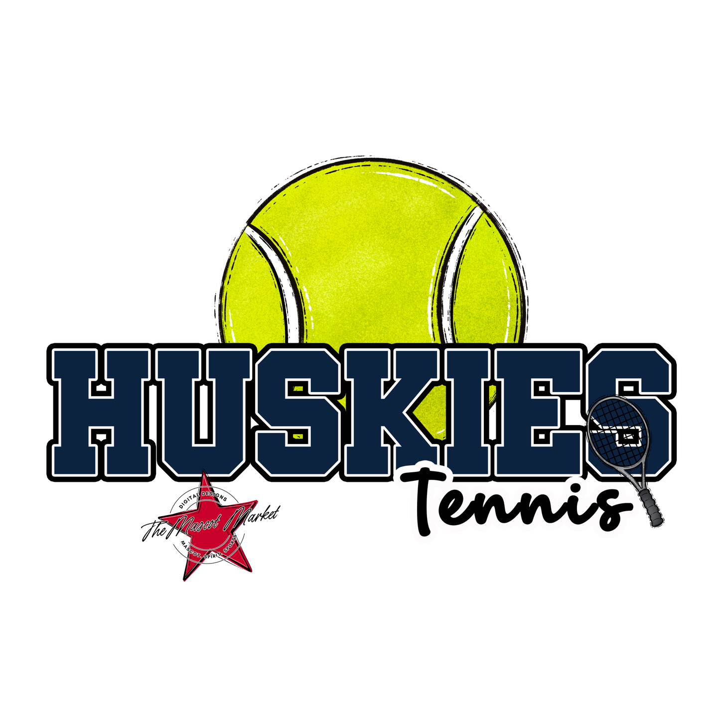 Huskies Varsity Tennis-Navy