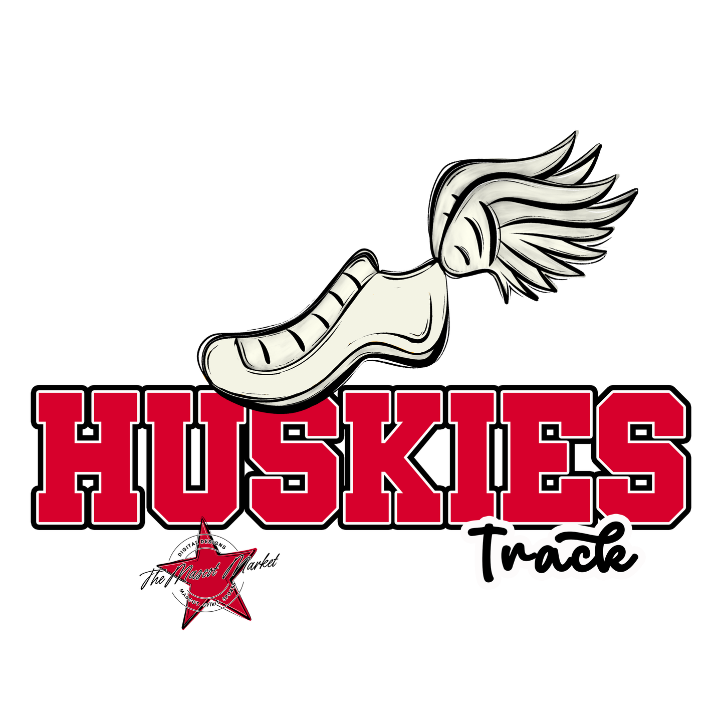 Huskies Varsity Track-Red