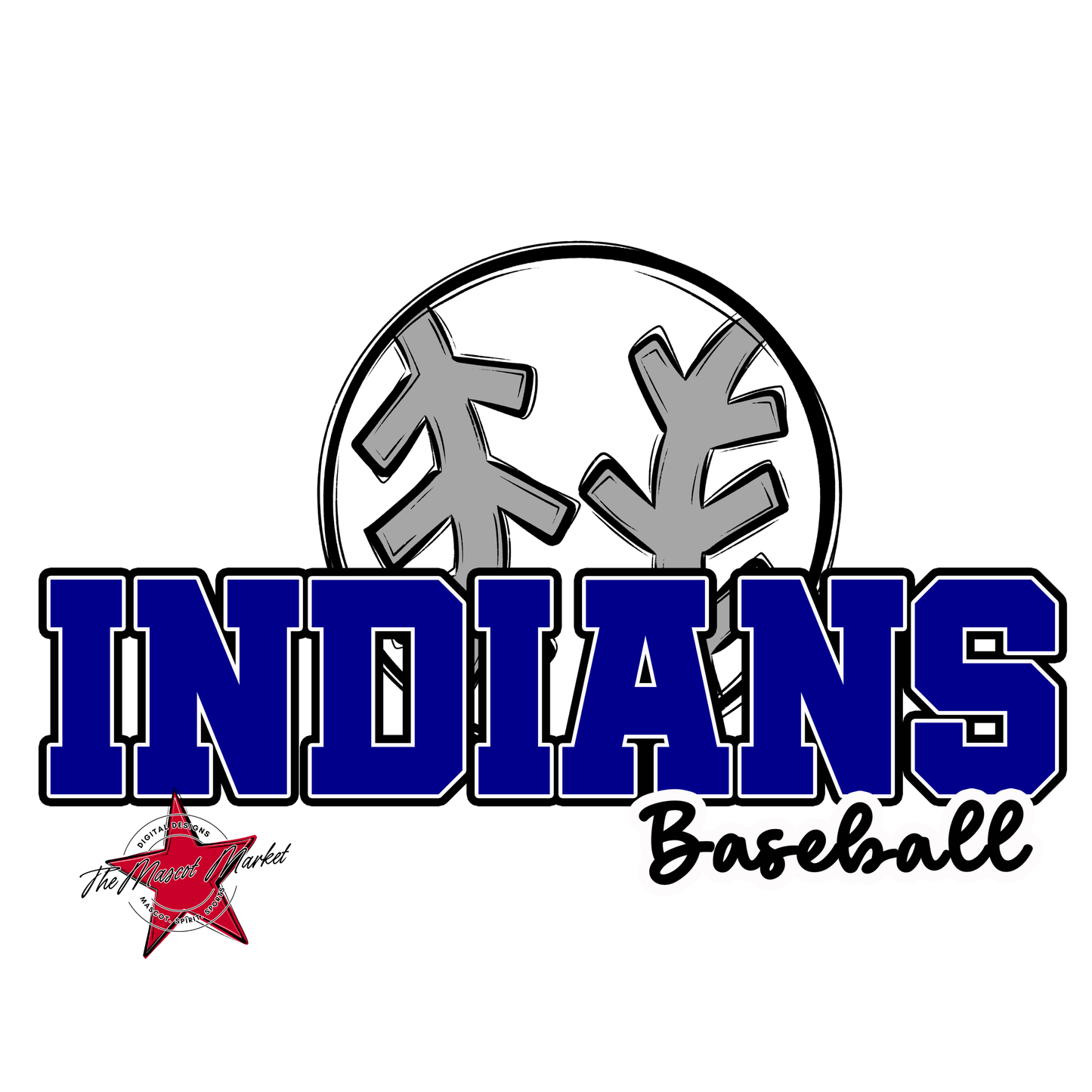 Indians Varsity Baseball-Blue